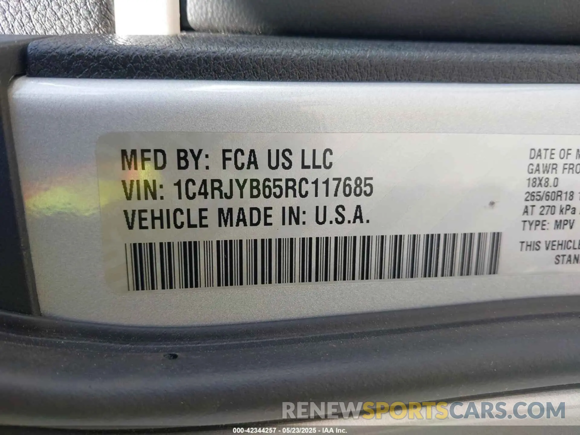 9 Фотография поврежденного автомобиля 1C4RJYB65RC117685 JEEP GRAND CHEROKEE 4XE 2024