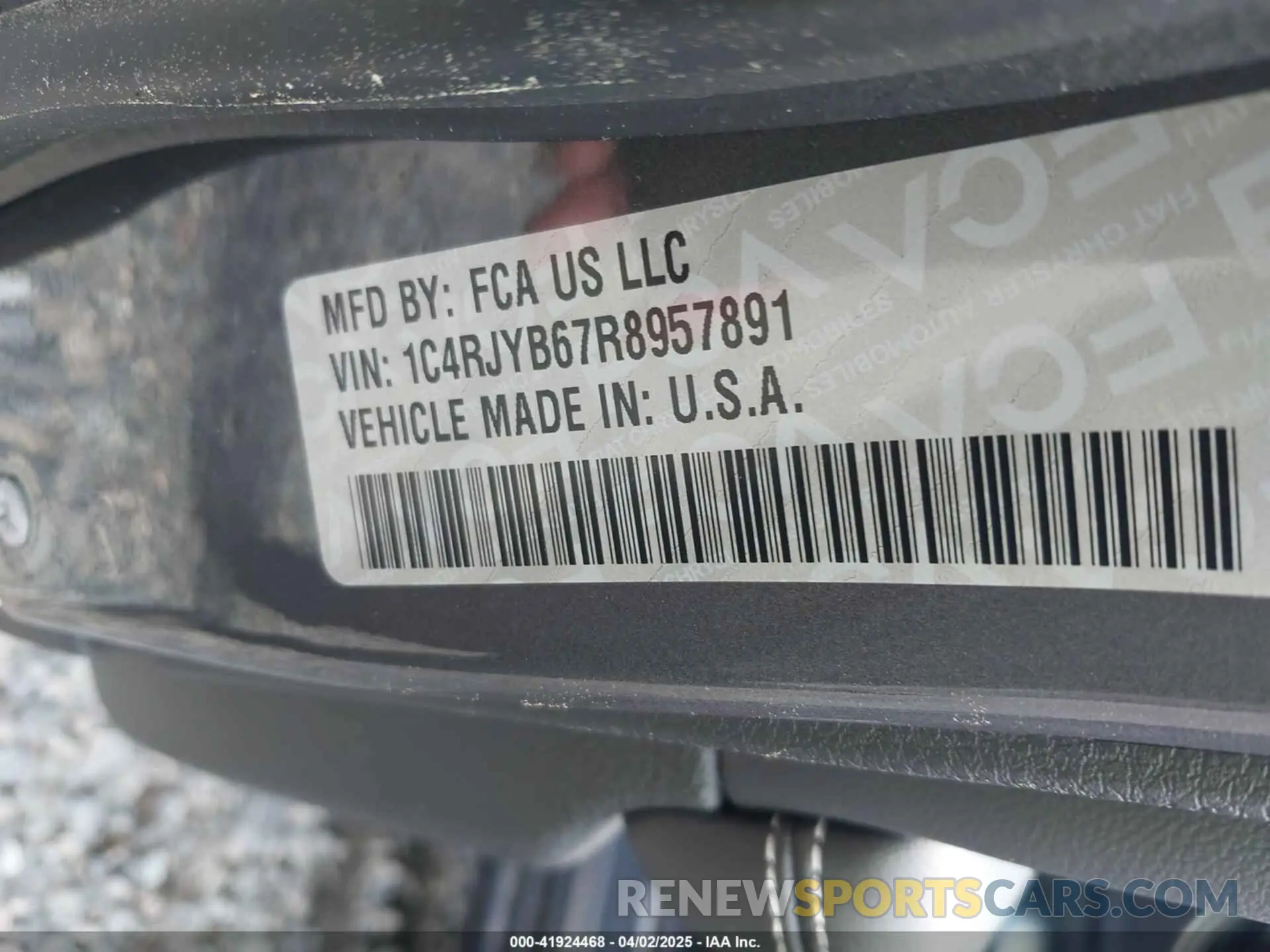 9 Фотография поврежденного автомобиля 1C4RJYB67R8957891 JEEP GRAND CHEROKEE 4XE 2024