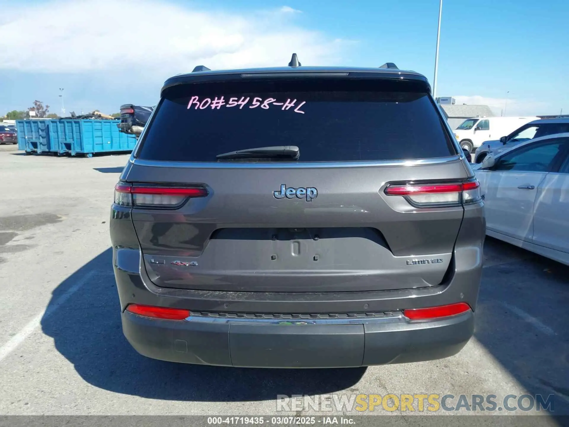 16 Photograph of a damaged car 1C4RJJBG2M8193277 JEEP GRAND CHEROKEE L 2021