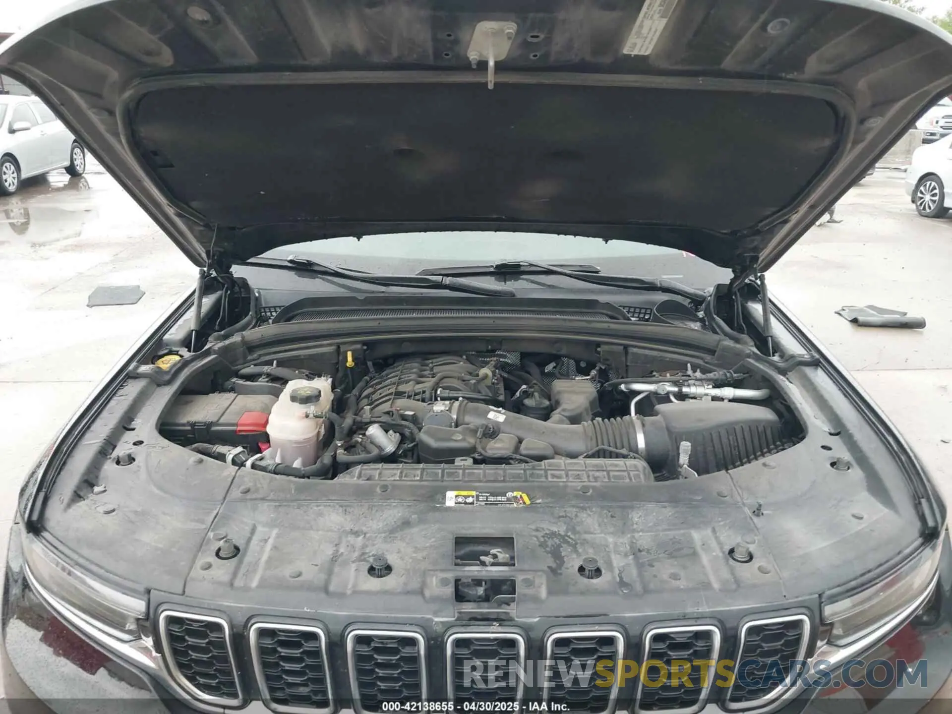 10 Photograph of a damaged car 1C4RJJBG5M8154148 JEEP GRAND CHEROKEE L 2021