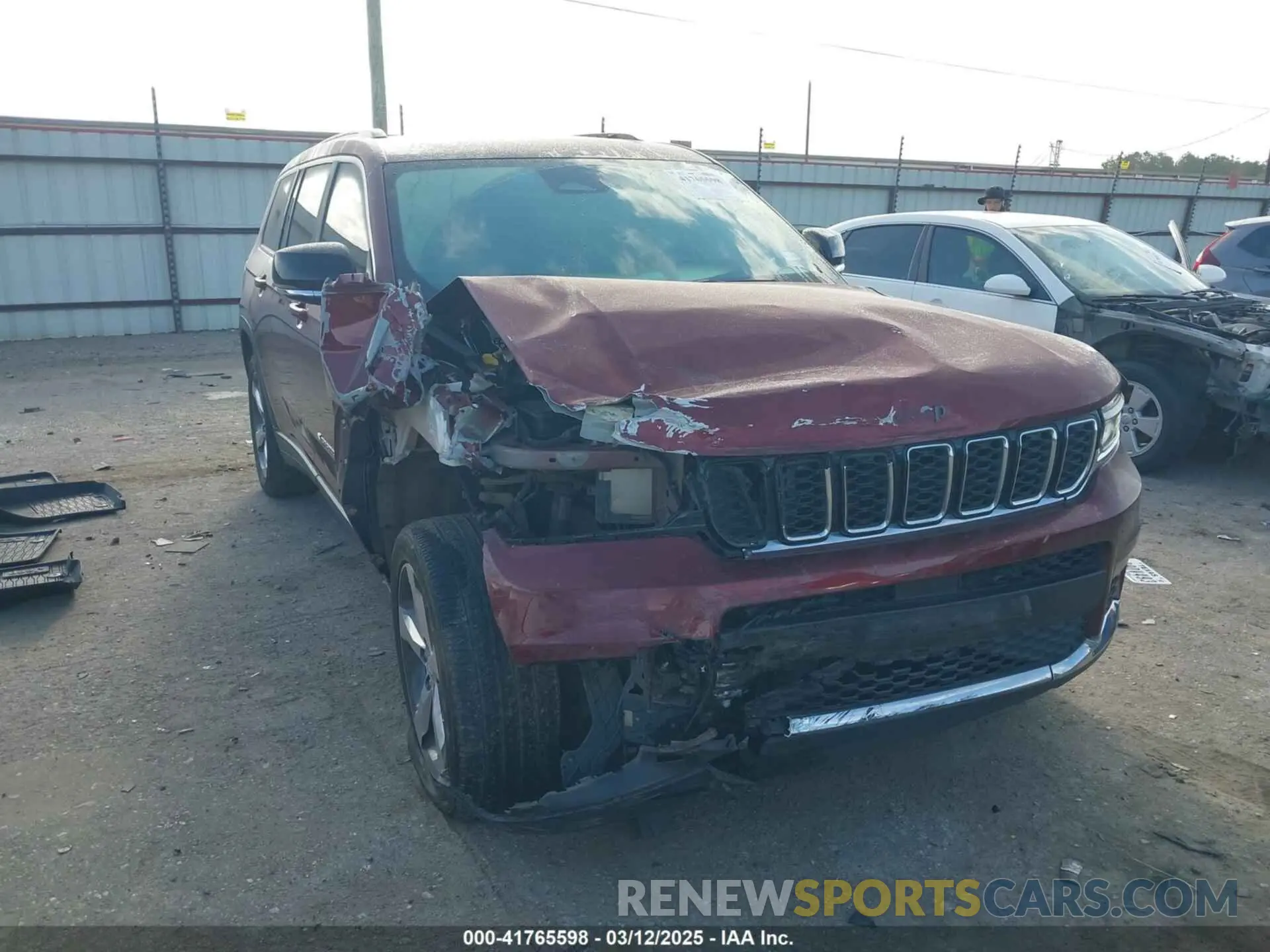 1 Фотография поврежденного автомобиля 1C4RJJBG6M8125967 JEEP GRAND CHEROKEE L 2021