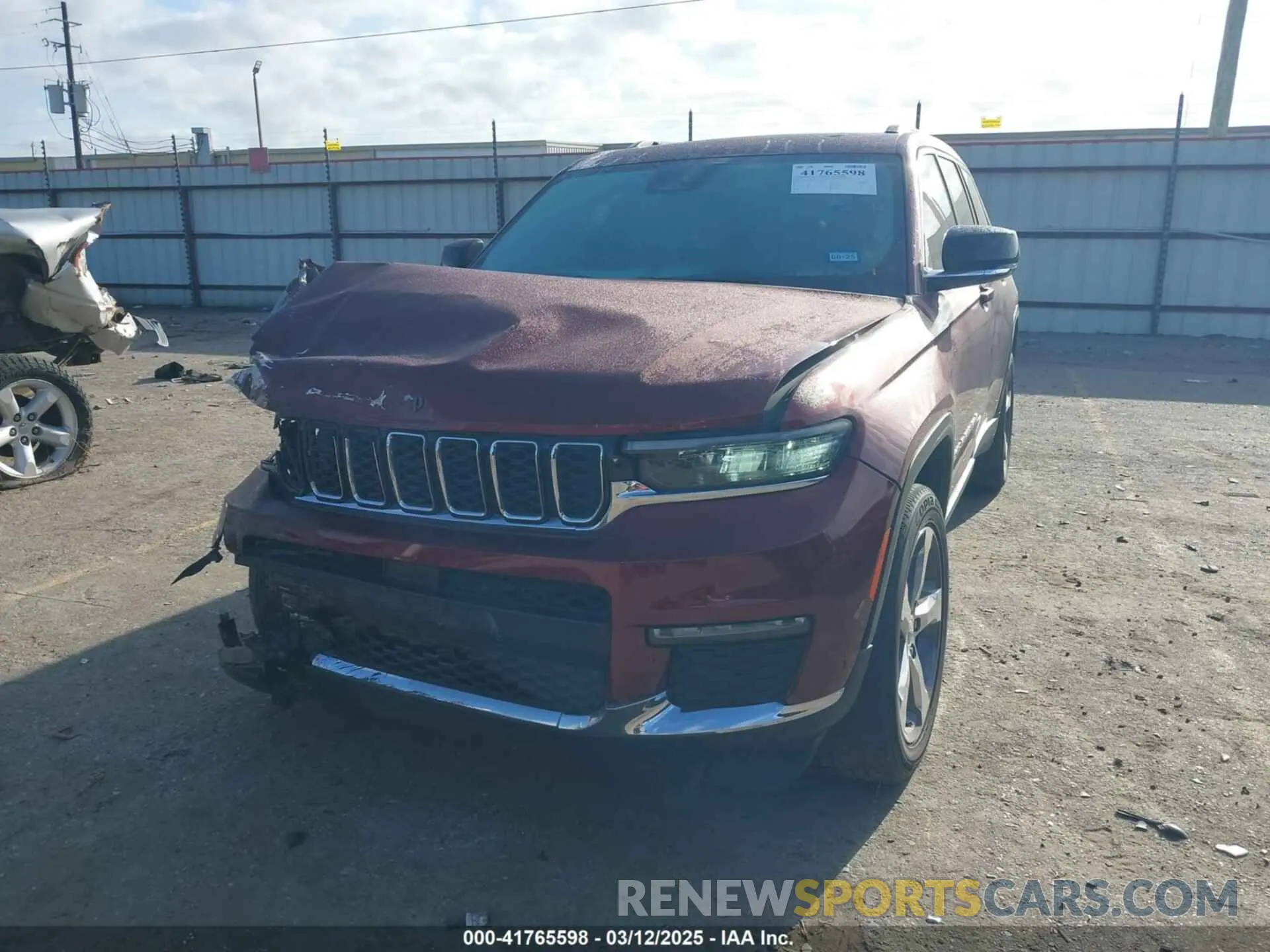 2 Фотография поврежденного автомобиля 1C4RJJBG6M8125967 JEEP GRAND CHEROKEE L 2021