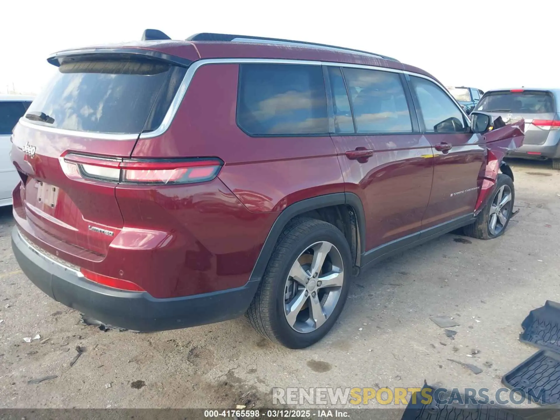4 Фотография поврежденного автомобиля 1C4RJJBG6M8125967 JEEP GRAND CHEROKEE L 2021