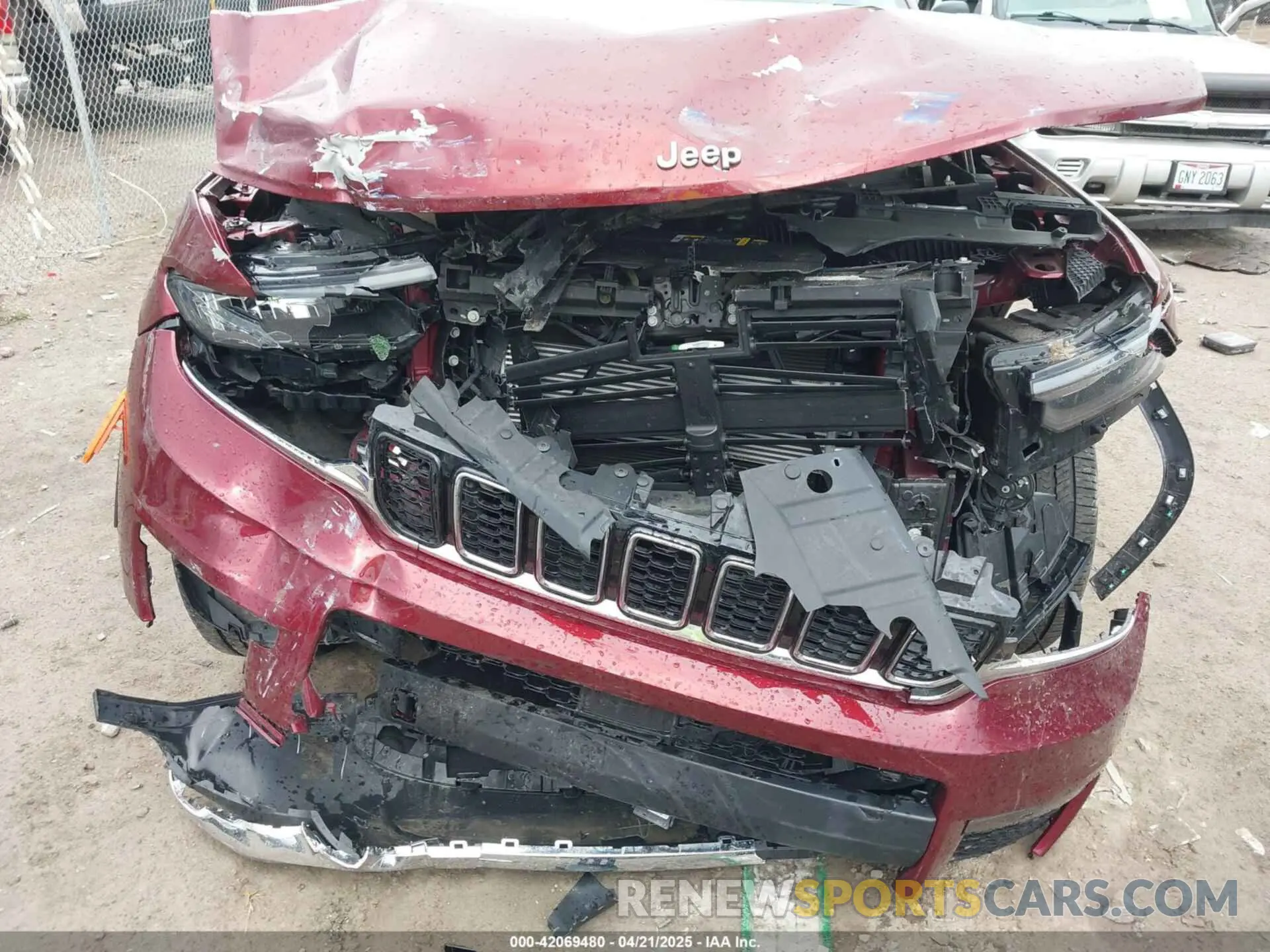 6 Фотография поврежденного автомобиля 1C4RJKBG2M8140066 JEEP GRAND CHEROKEE L 2021
