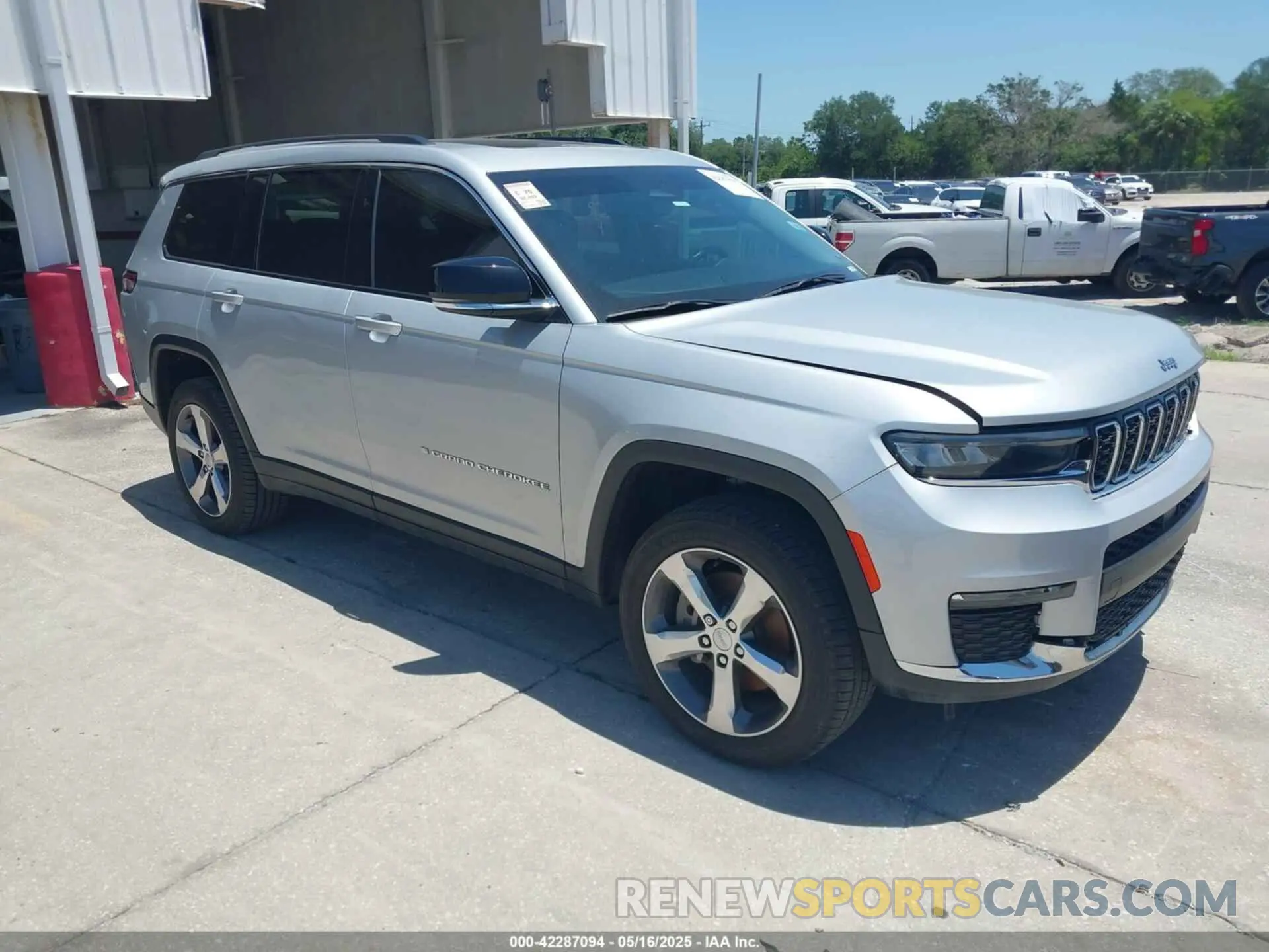1 Фотография поврежденного автомобиля 1C4RJKBG5M8101312 JEEP GRAND CHEROKEE L 2021