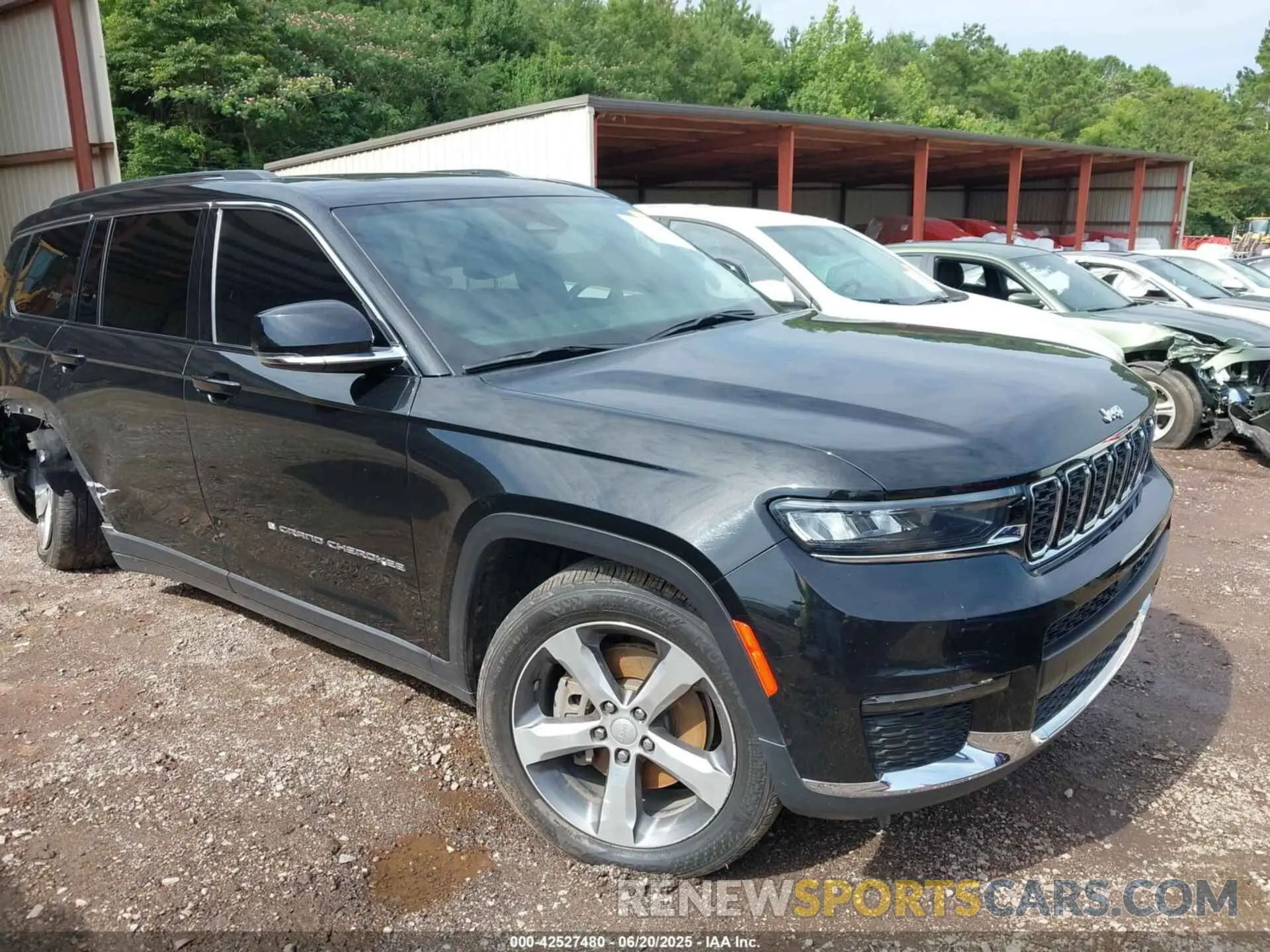 1 Фотография поврежденного автомобиля 1C4RJKBG5M8108194 JEEP GRAND CHEROKEE L 2021