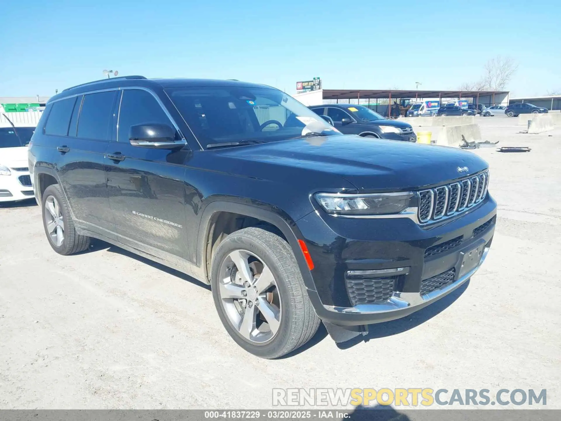 1 Фотография поврежденного автомобиля 1C4RJKBG7M8190882 JEEP GRAND CHEROKEE L 2021