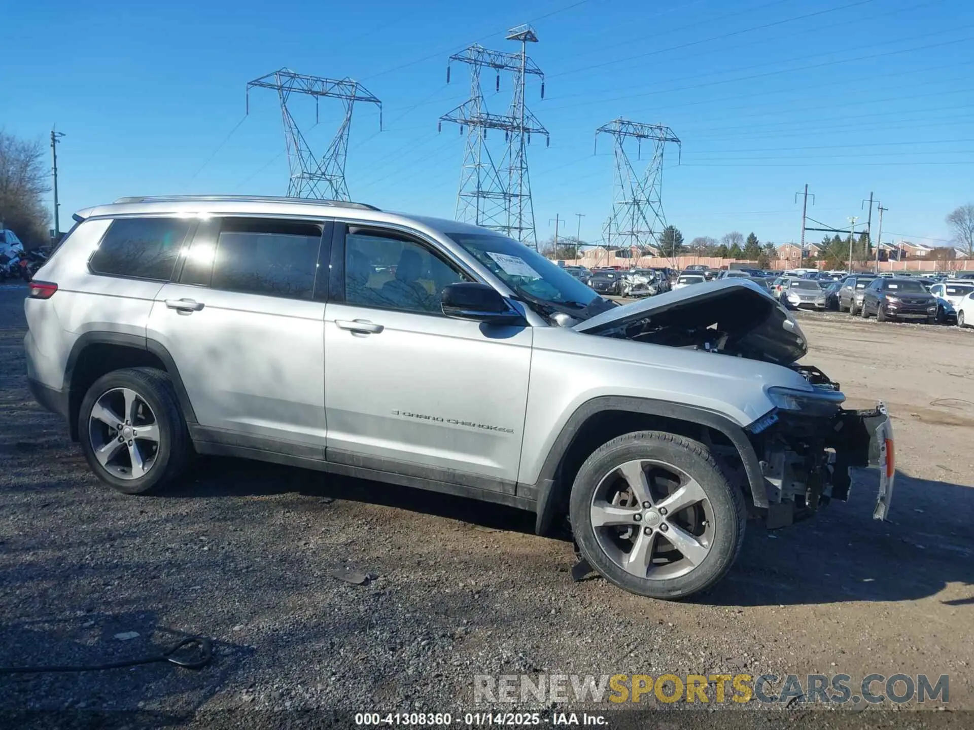 1 Фотография поврежденного автомобиля 1C4RJKBG8M8122316 JEEP GRAND CHEROKEE L 2021