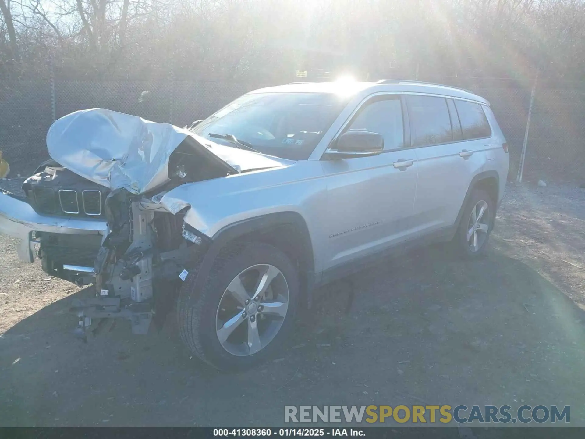 2 Фотография поврежденного автомобиля 1C4RJKBG8M8122316 JEEP GRAND CHEROKEE L 2021