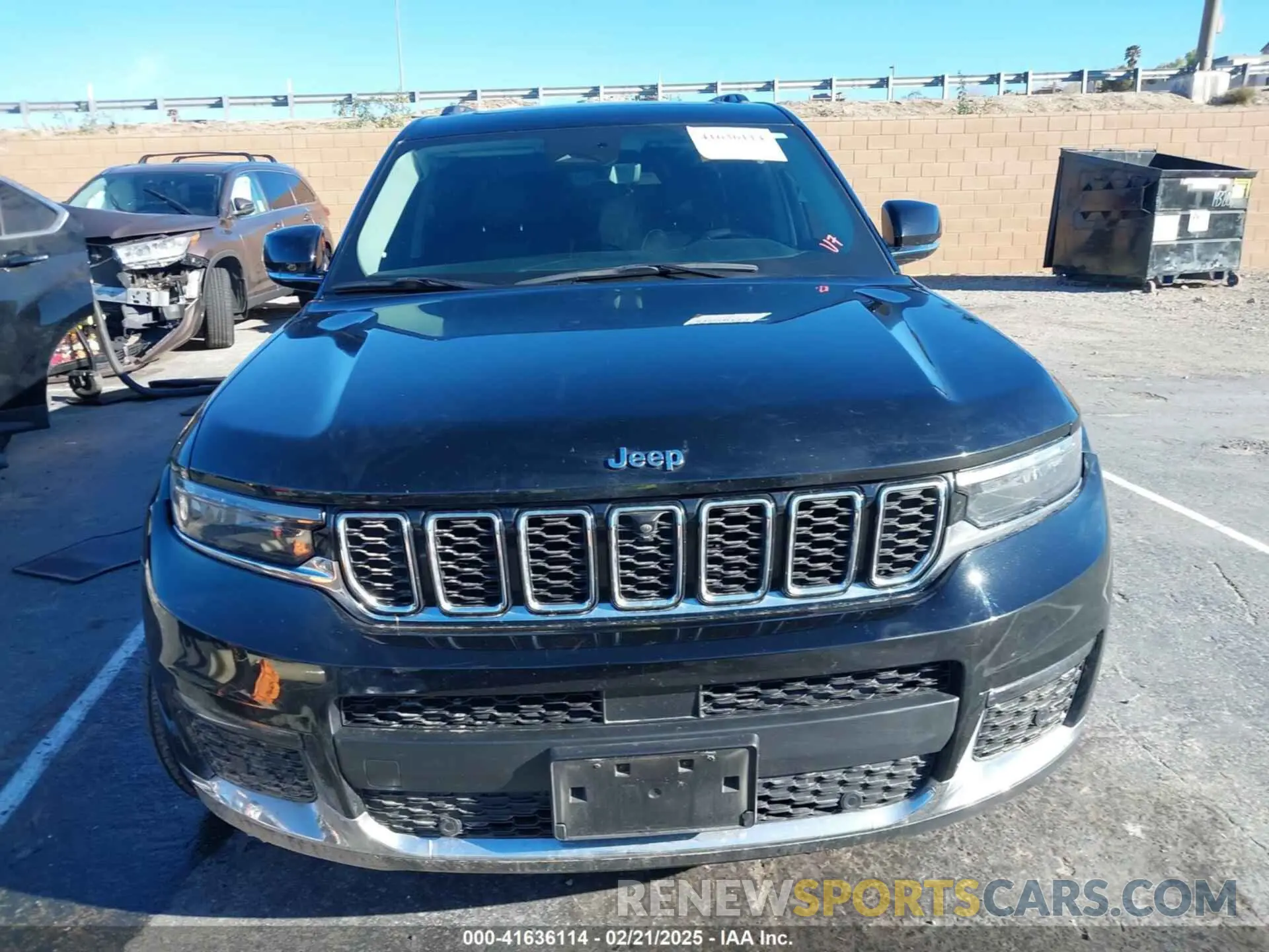 12 Photograph of a damaged car 1C4RJKBGXM8114055 JEEP GRAND CHEROKEE L 2021