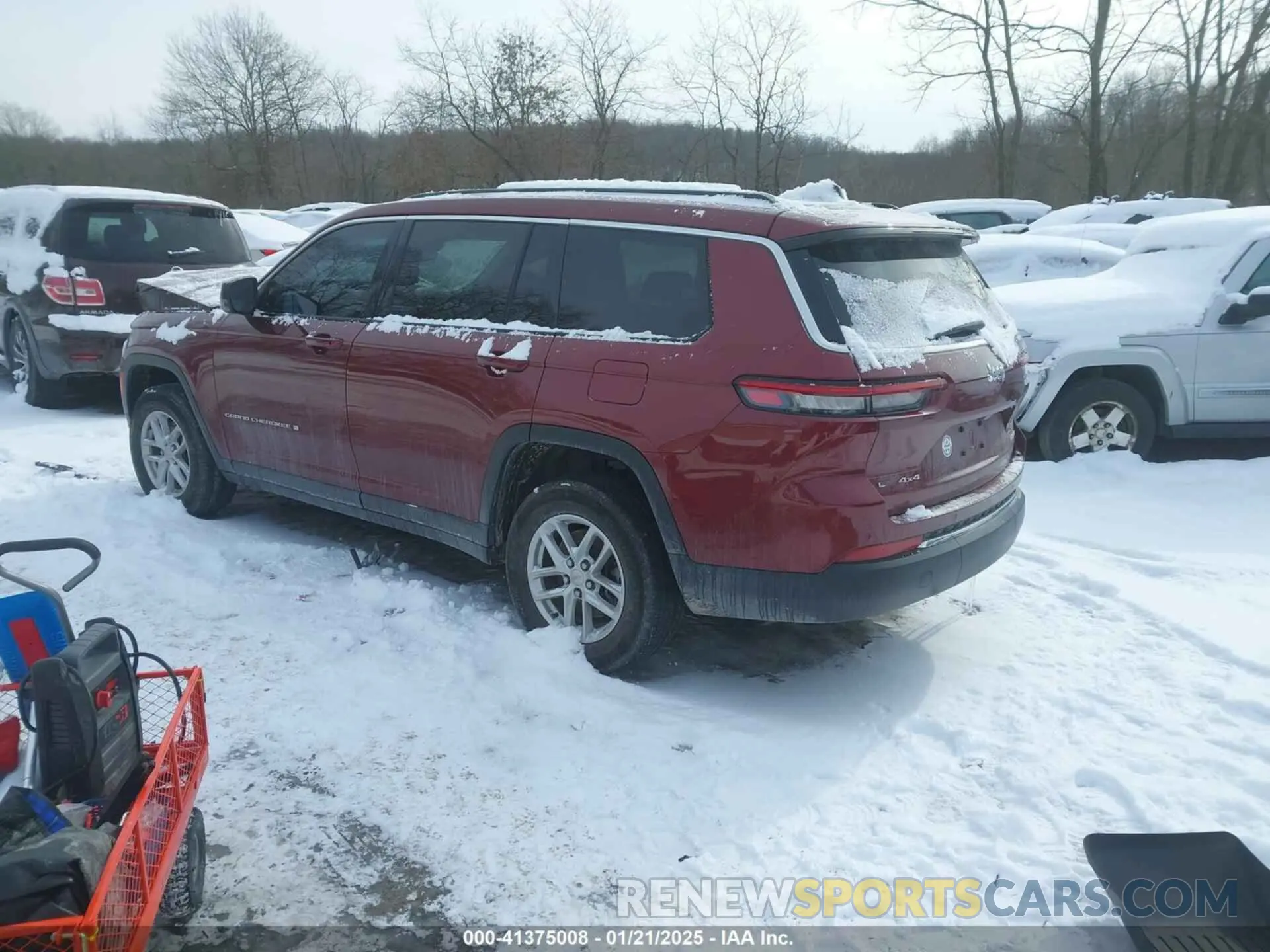 3 Фотография поврежденного автомобиля 1C4RJKAG1N8632395 JEEP GRAND CHEROKEE L 2022