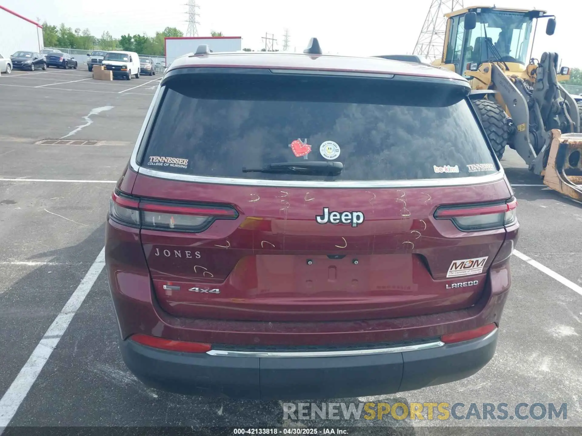16 Photograph of a damaged car 1C4RJKAG6N8580472 JEEP GRAND CHEROKEE L 2022