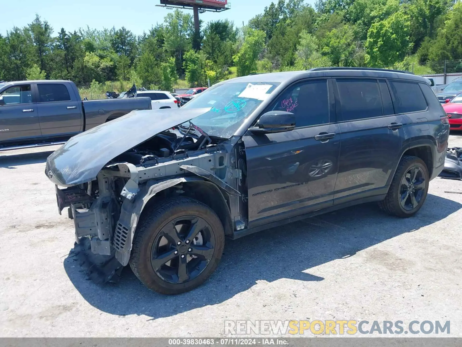 2 Photograph of a damaged car 1C4RJKAG9N8517415 JEEP GRAND CHEROKEE L 2022
