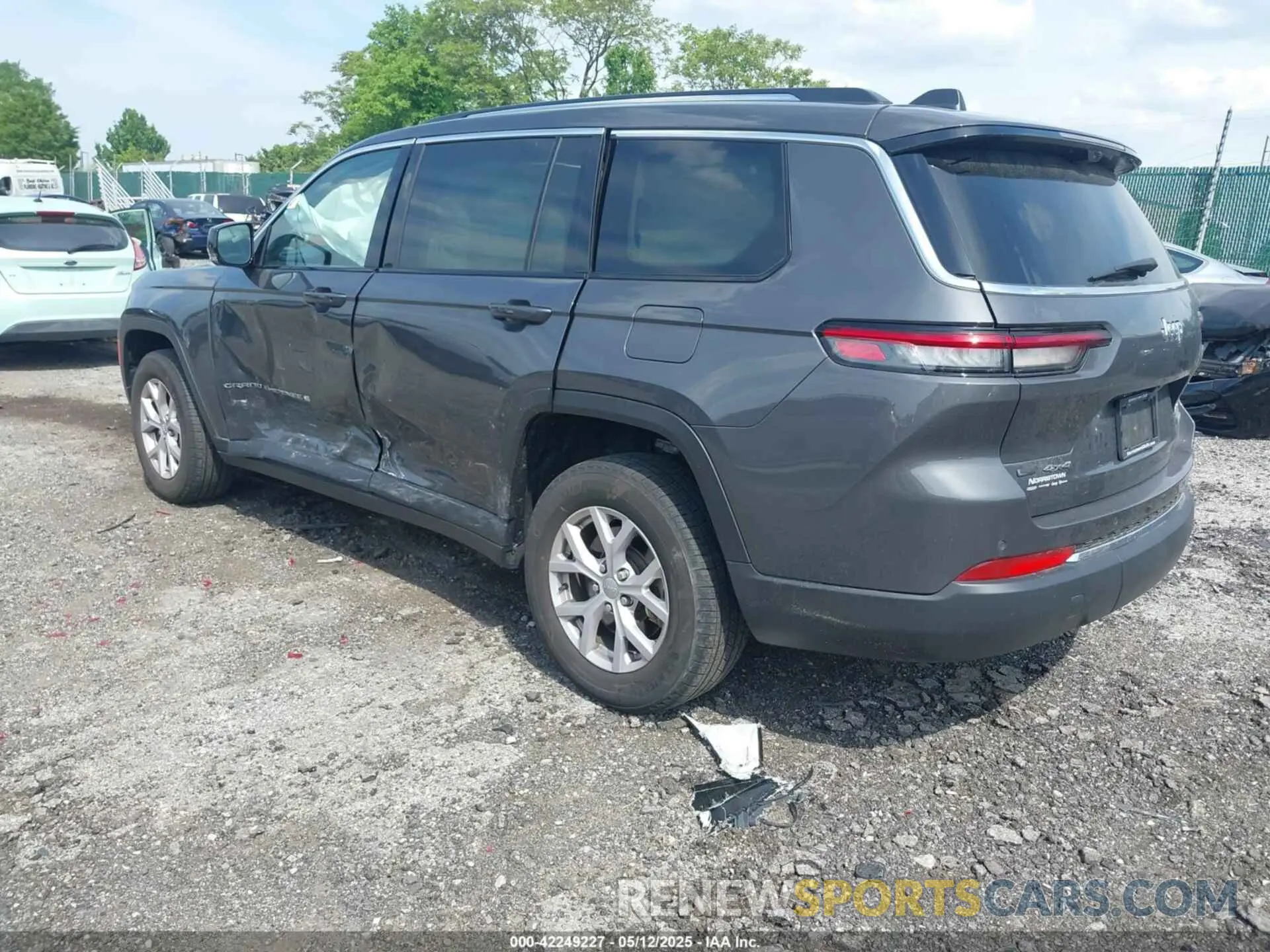 3 Фотография поврежденного автомобиля 1C4RJKBG3N8621834 JEEP GRAND CHEROKEE L 2022