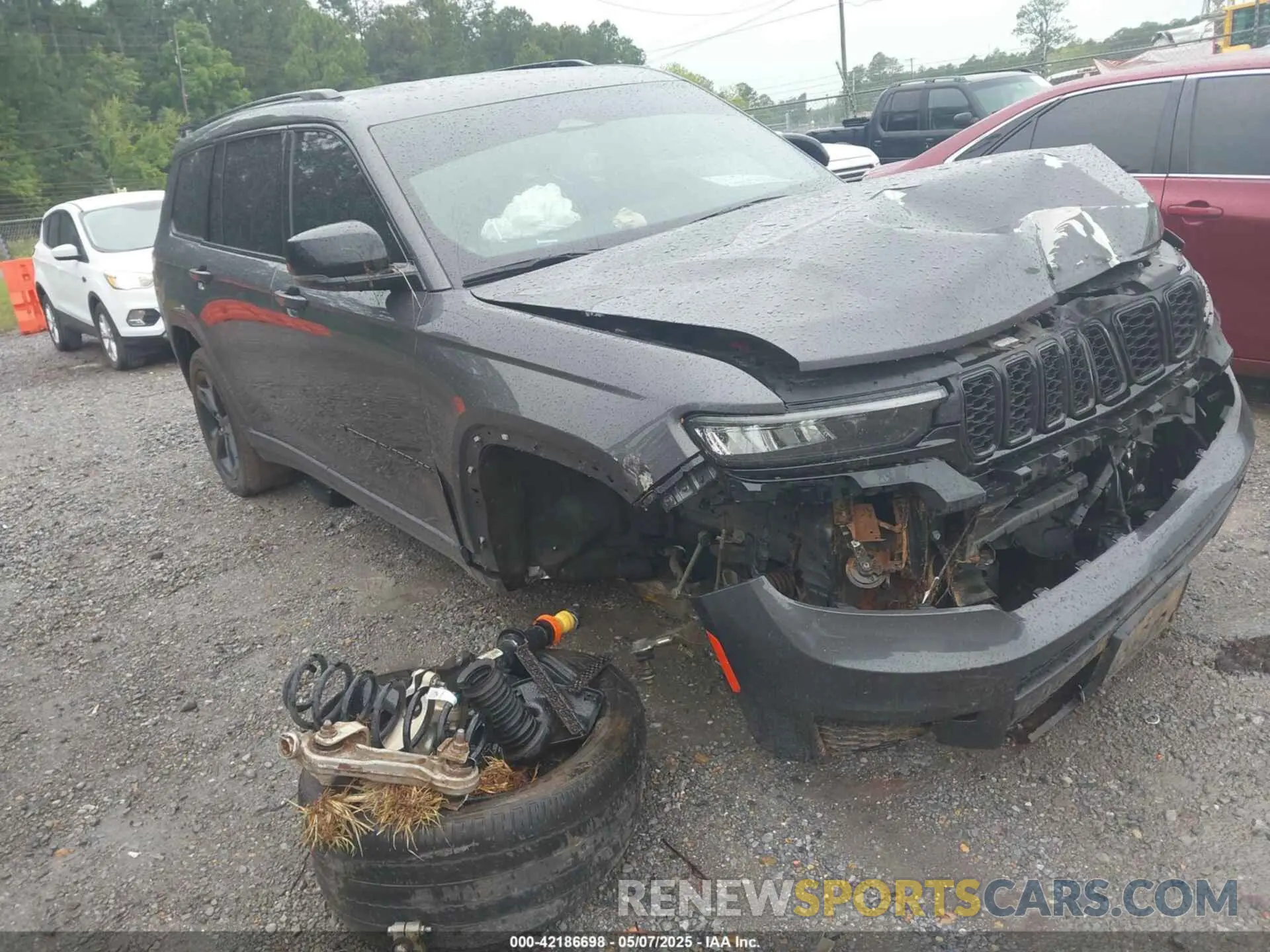 1 Photograph of a damaged car 1C4RJJAG4P8836508 JEEP GRAND CHEROKEE L 2023