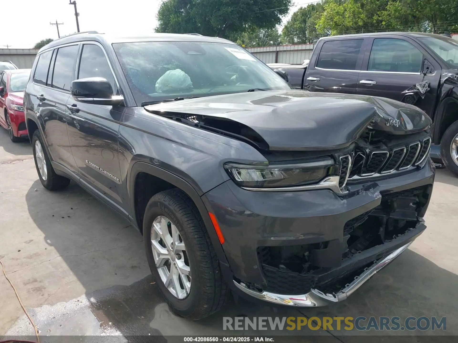 1 Photograph of a damaged car 1C4RJJBG8P8746051 JEEP GRAND CHEROKEE L 2023
