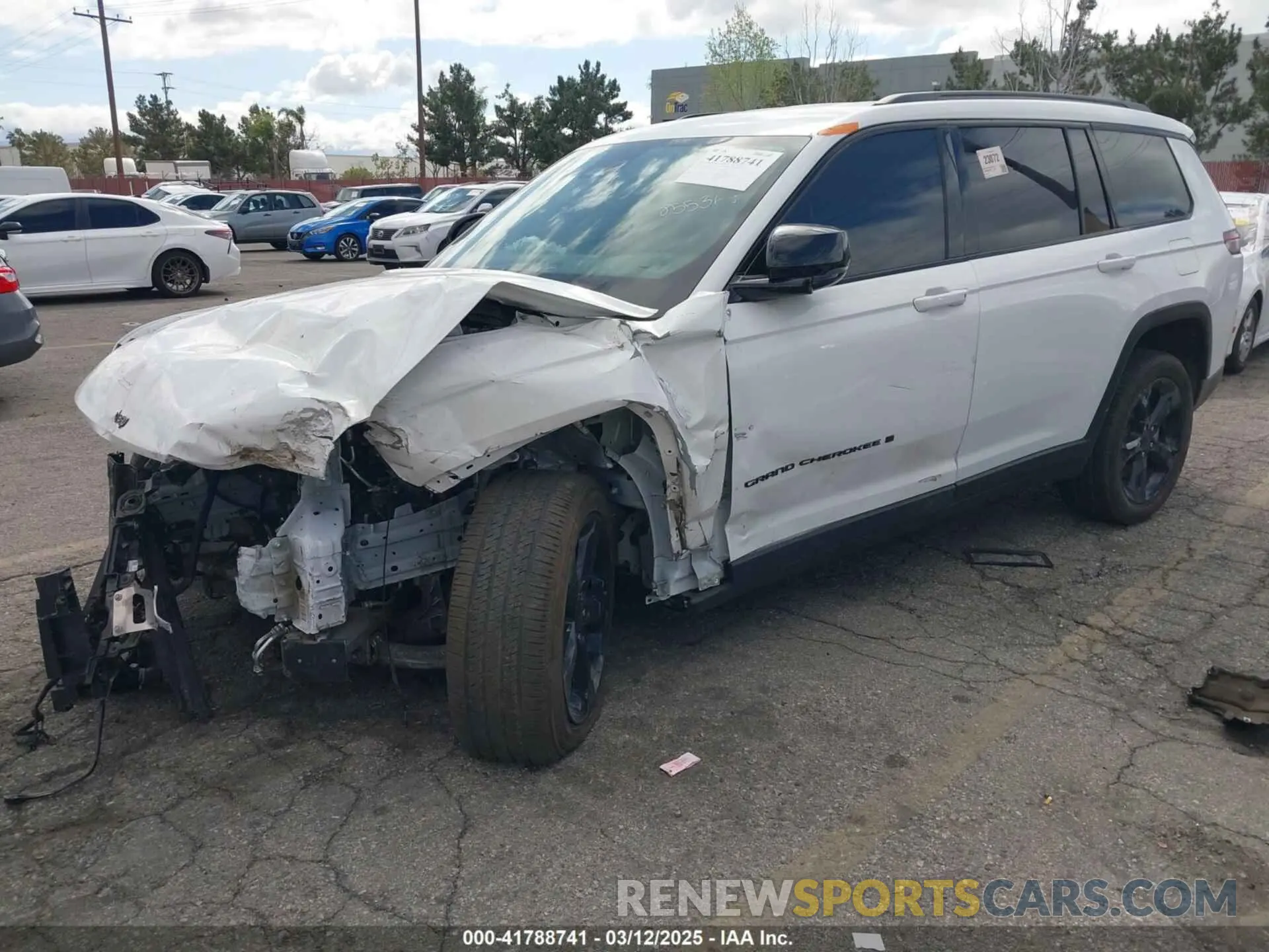 2 Photograph of a damaged car 1C4RJKAG0P8855367 JEEP GRAND CHEROKEE L 2023