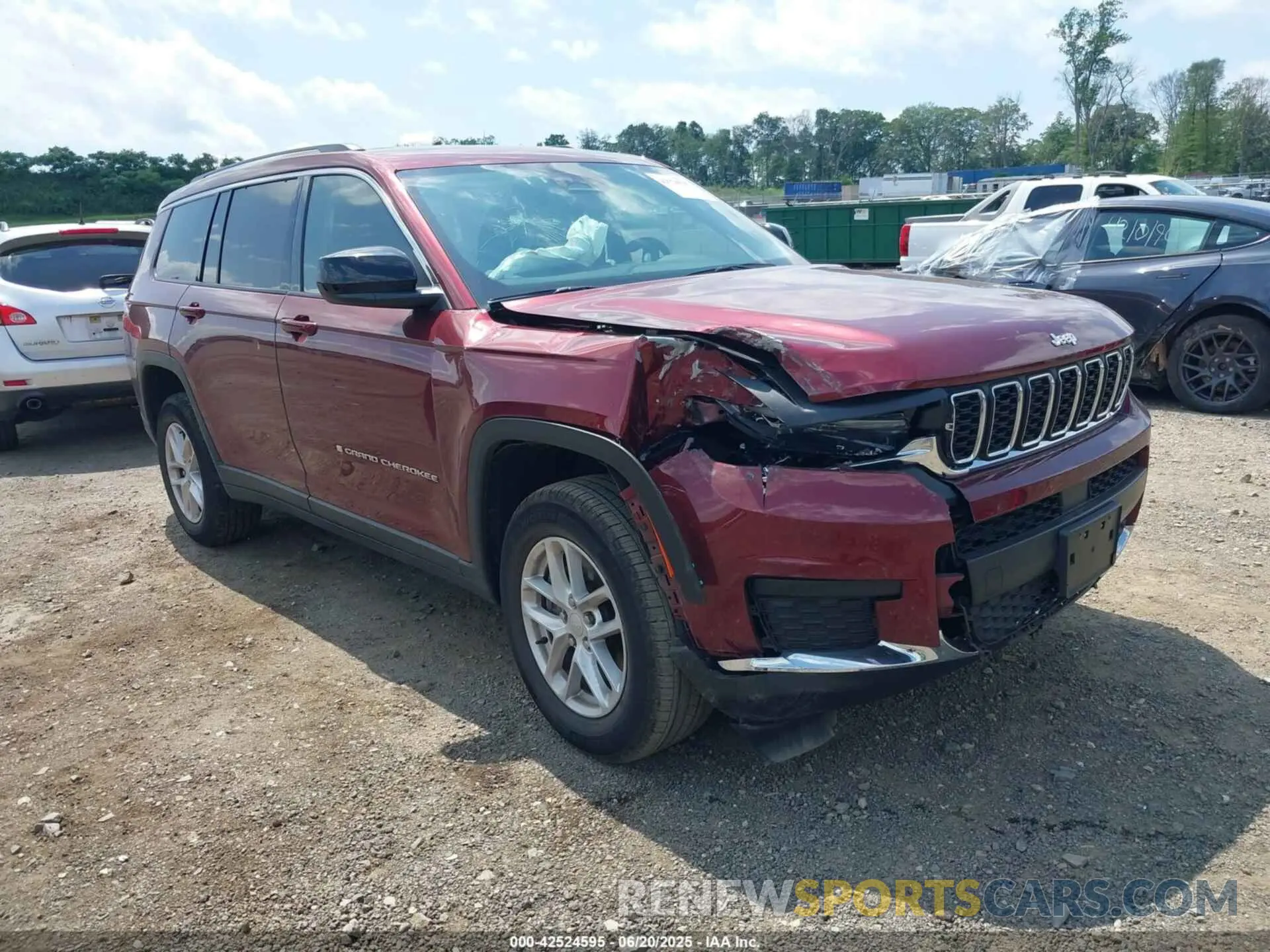 1 Фотография поврежденного автомобиля 1C4RJKAG9P8874080 JEEP GRAND CHEROKEE L 2023