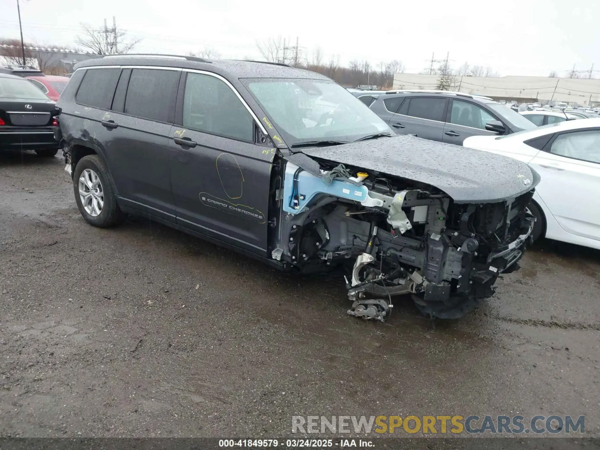 1 Фотография поврежденного автомобиля 1C4RJKBG0P8819760 JEEP GRAND CHEROKEE L 2023