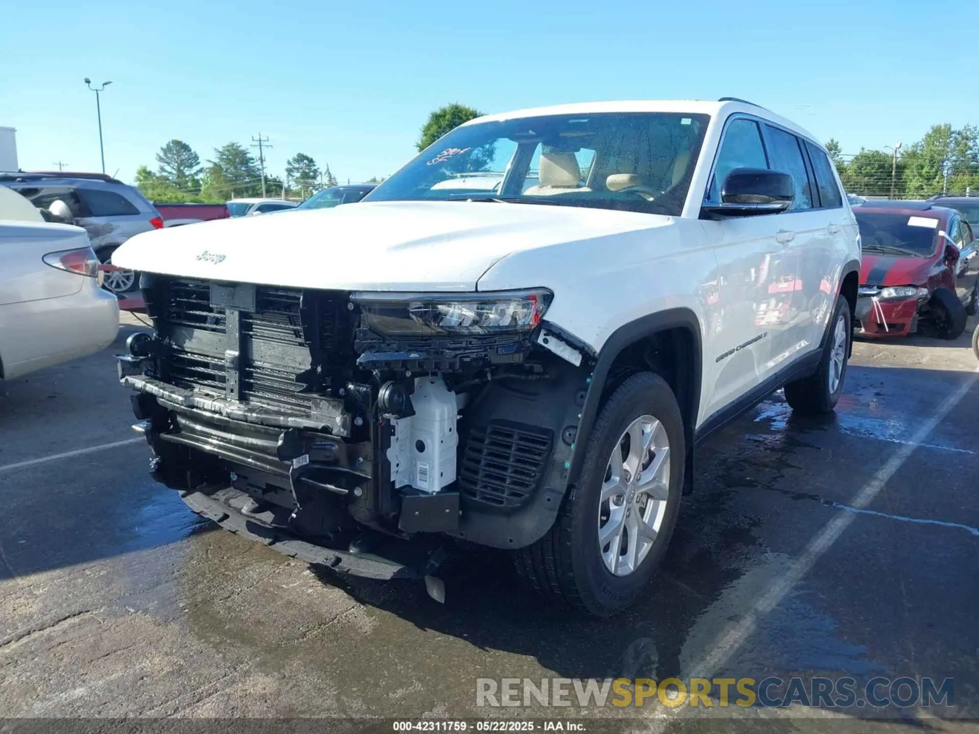 2 Фотография поврежденного автомобиля 1C4RJKBG0P8854444 JEEP GRAND CHEROKEE L 2023