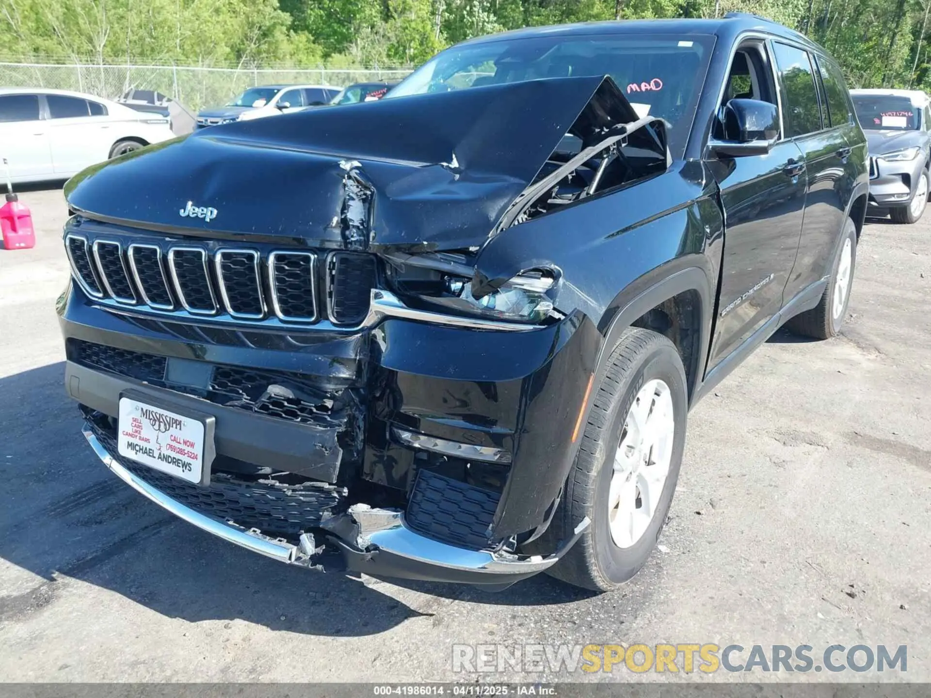 6 Фотография поврежденного автомобиля 1C4RJKBG1P8806693 JEEP GRAND CHEROKEE L 2023