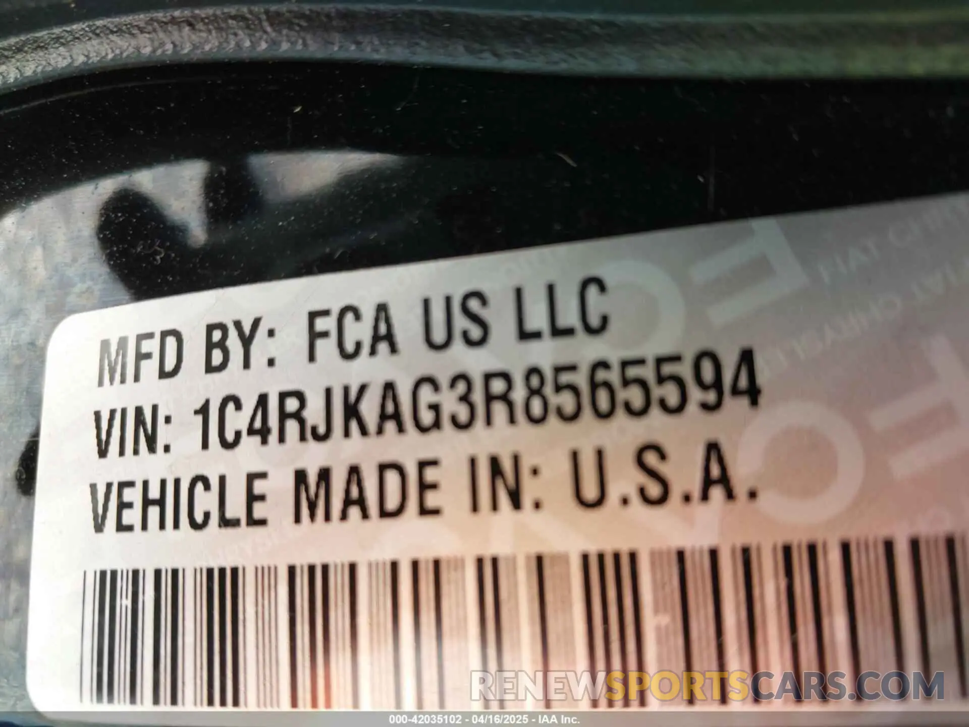 9 Photograph of a damaged car 1C4RJKAG3R8565594 JEEP GRAND CHEROKEE L 2024