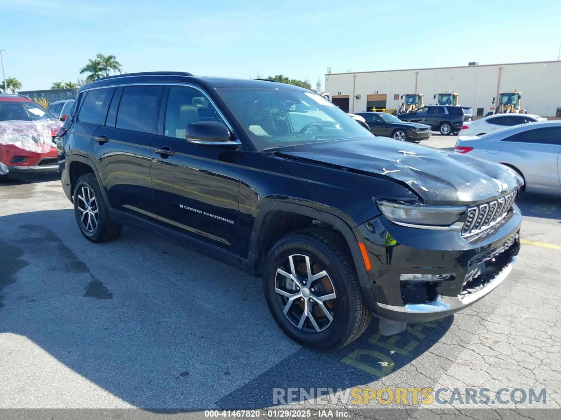 1 Photograph of a damaged car 1C4RJKBGXR8529965 JEEP GRAND CHEROKEE L 2024