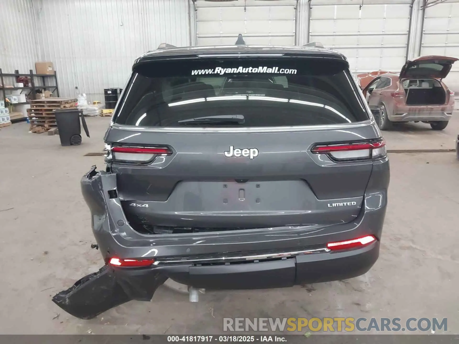 16 Photograph of a damaged car 1C4RJKBG3S8634319 JEEP GRAND CHEROKEE L 2025