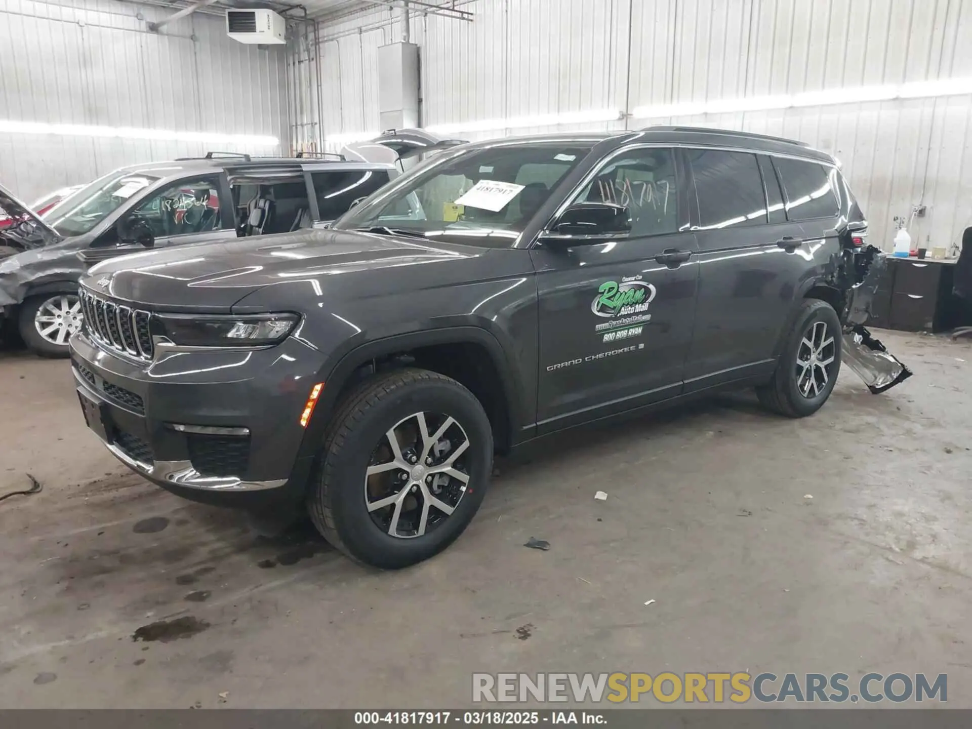 2 Photograph of a damaged car 1C4RJKBG3S8634319 JEEP GRAND CHEROKEE L 2025