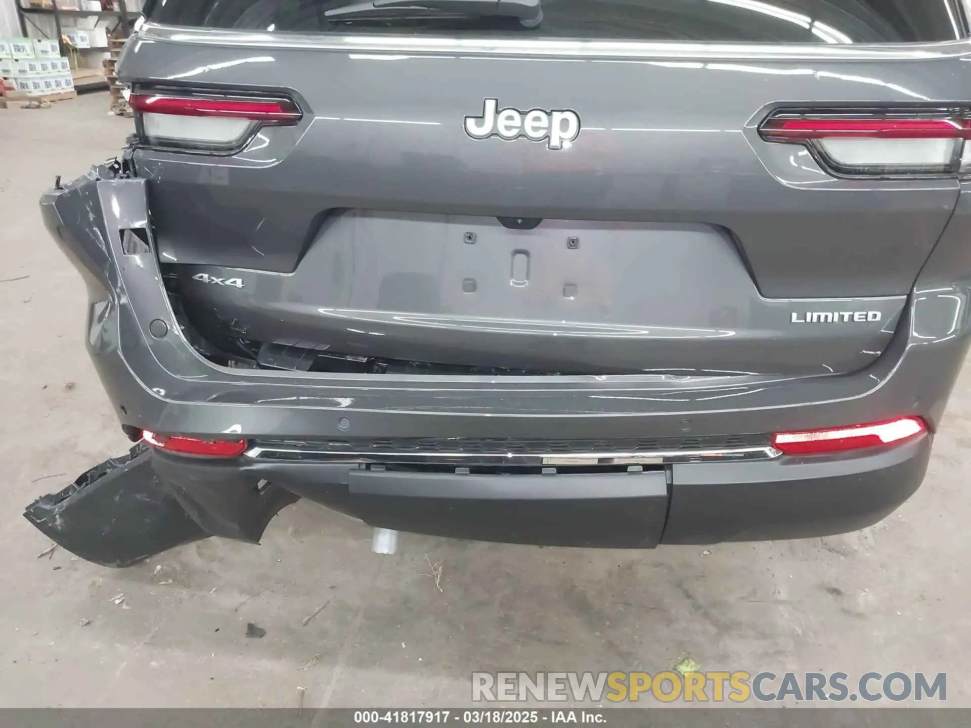 6 Photograph of a damaged car 1C4RJKBG3S8634319 JEEP GRAND CHEROKEE L 2025