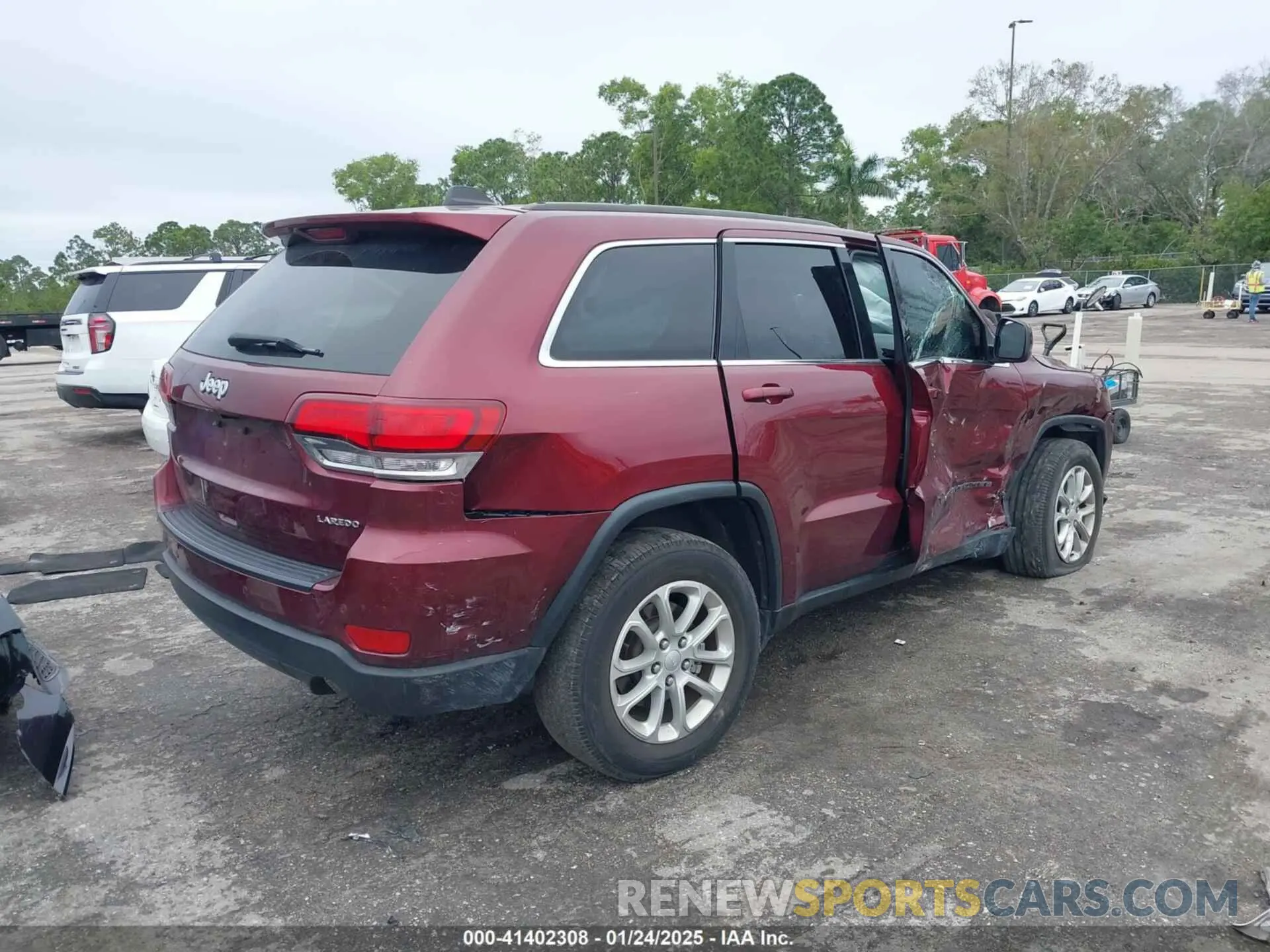 4 Фотография поврежденного автомобиля 1C4RJEAG0NC128094 JEEP GRAND CHEROKEE WK 2022