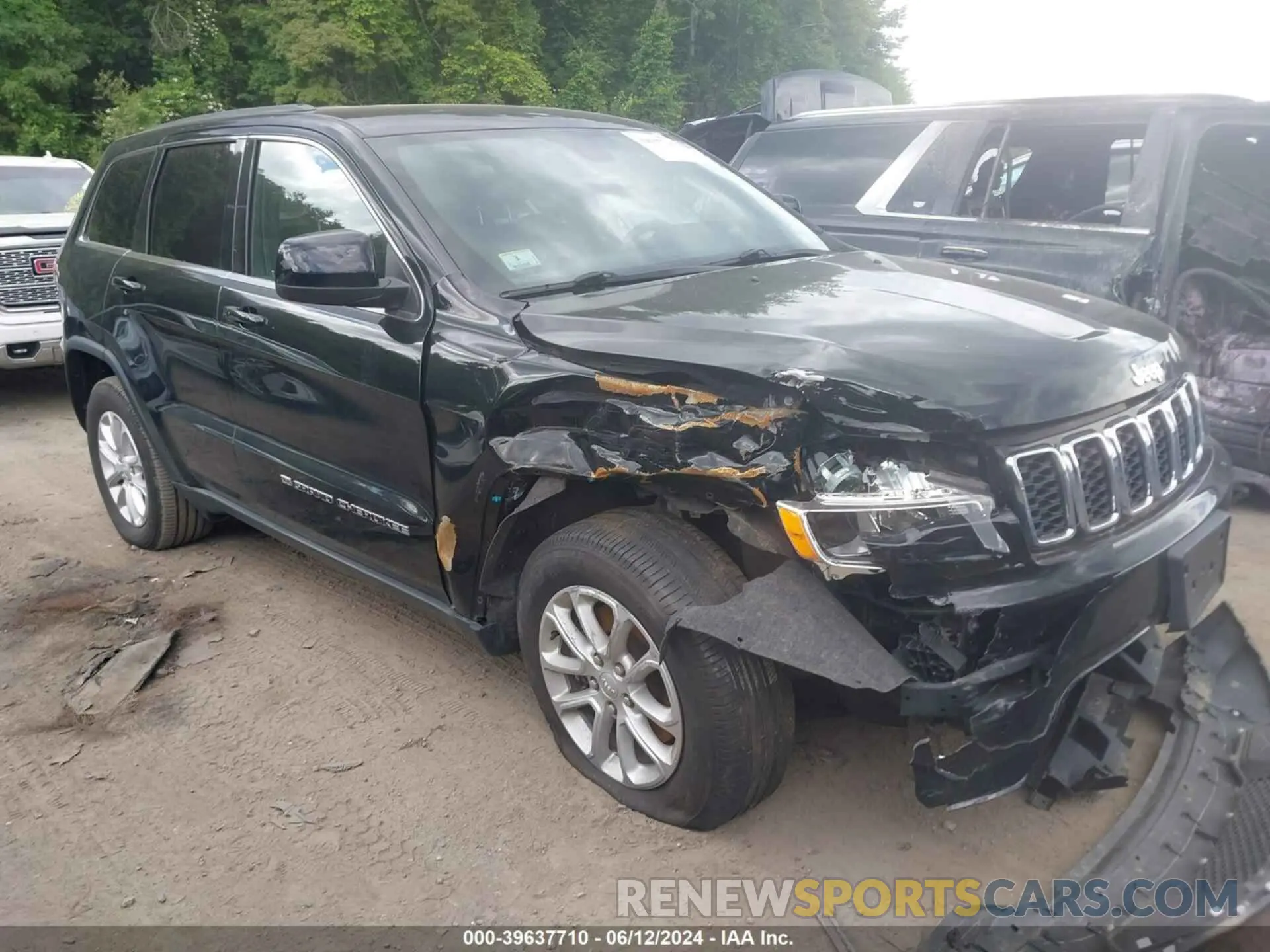 1 Photograph of a damaged car 1C4RJFAG0NC114718 JEEP GRAND CHEROKEE WK 2022