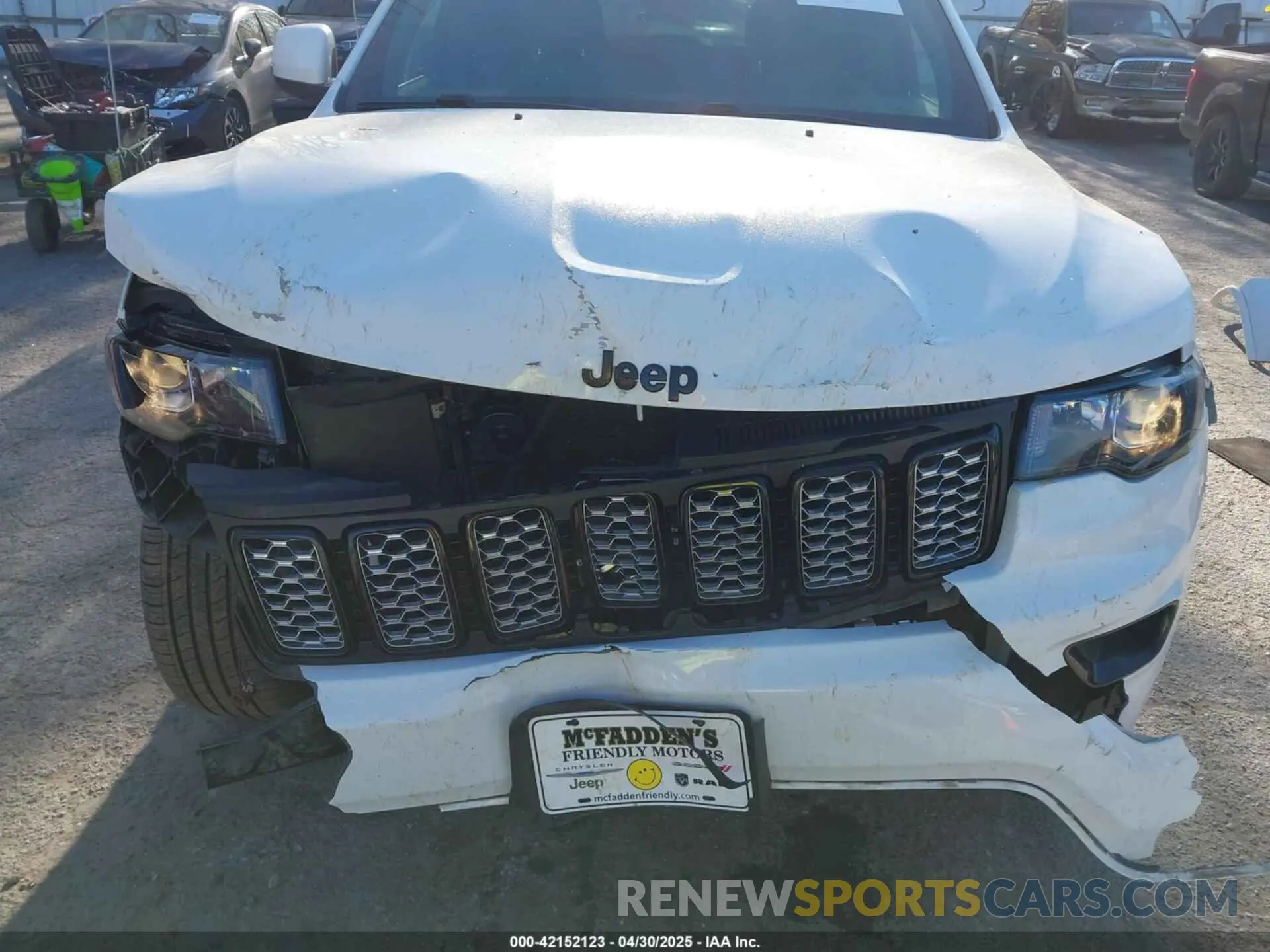 6 Photograph of a damaged car 1C4RJFAG4NC120103 JEEP GRAND CHEROKEE WK 2022