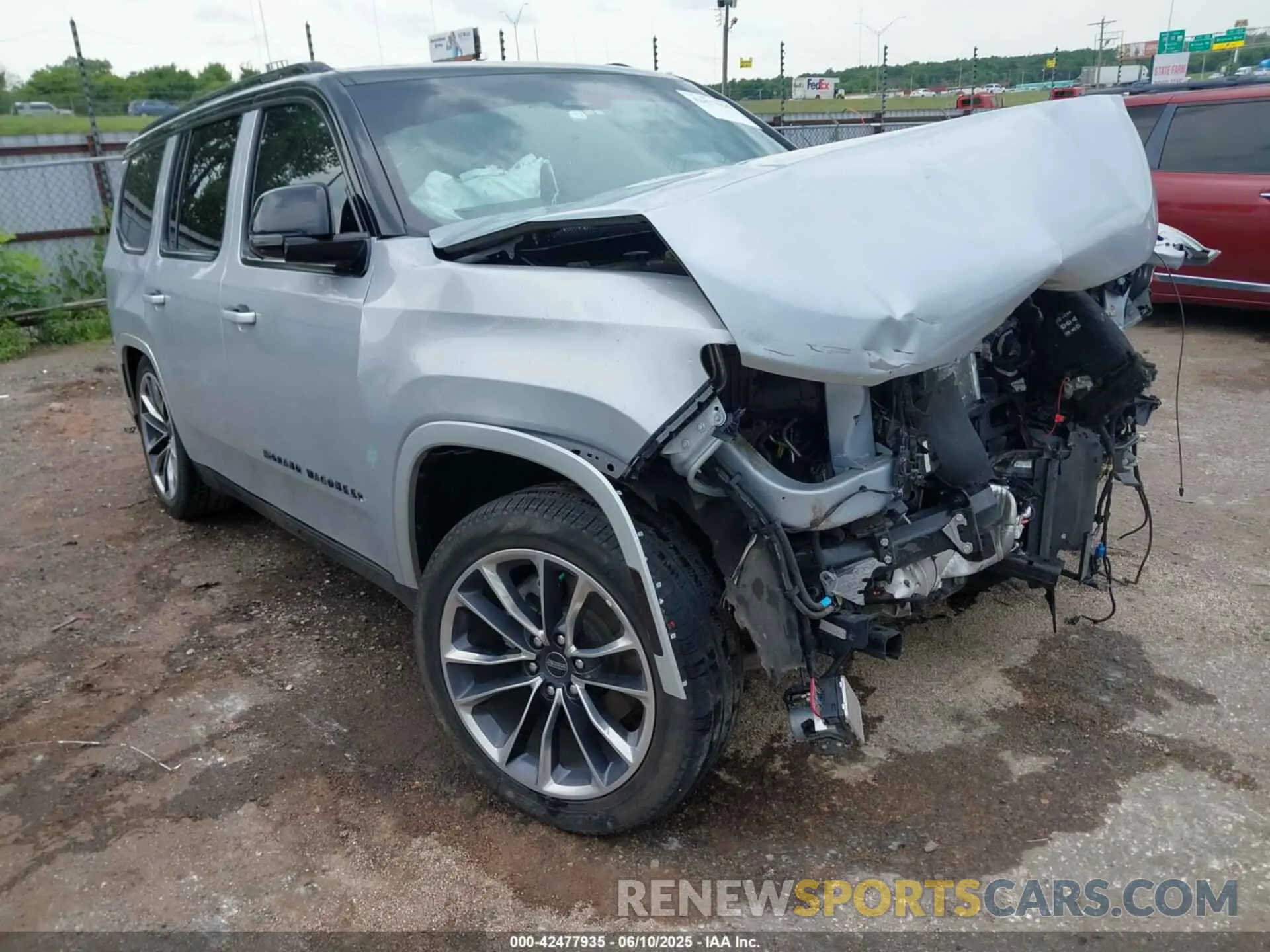 1 Photograph of a damaged car 1C4SJVEJ2PS511941 JEEP GRAND WAGONEER 2023