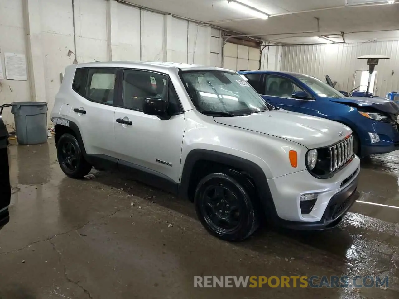 4 Photograph of a damaged car ZACNJAAB1KPK15342 JEEP RENEGADE 2019