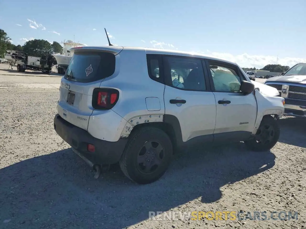3 Photograph of a damaged car ZACNJAAB2KPK16435 JEEP RENEGADE 2019