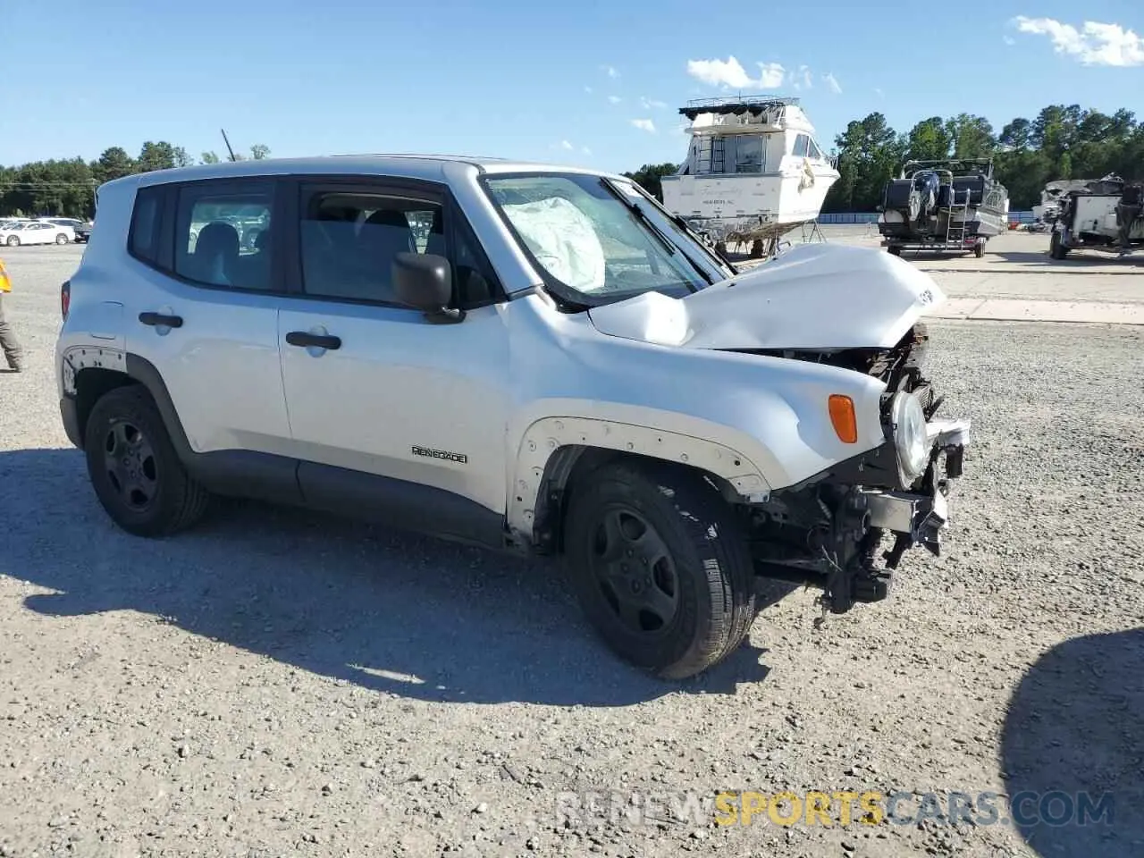 4 Photograph of a damaged car ZACNJAAB2KPK16435 JEEP RENEGADE 2019