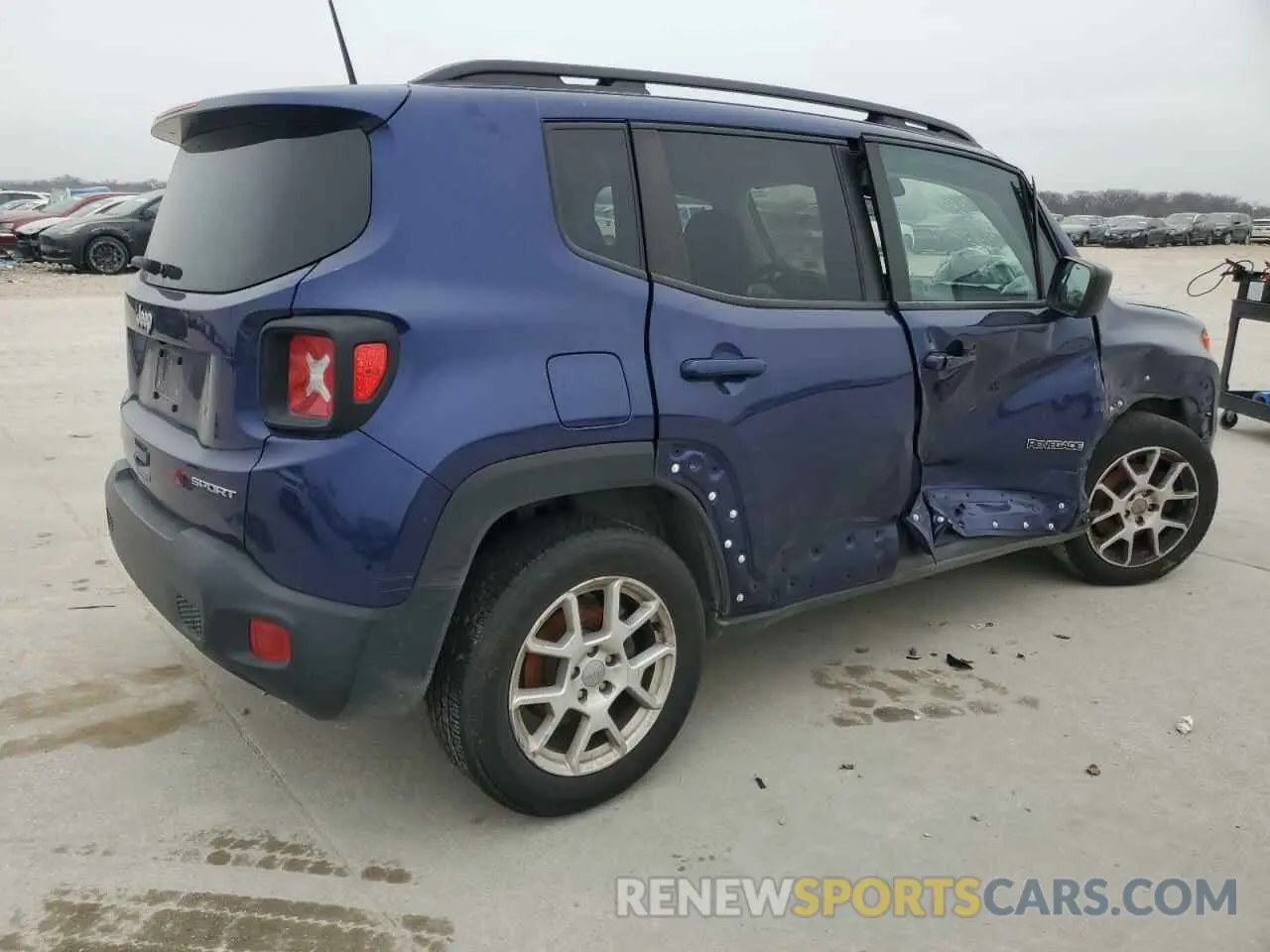 3 Photograph of a damaged car ZACNJAAB3KPK78488 JEEP RENEGADE 2019