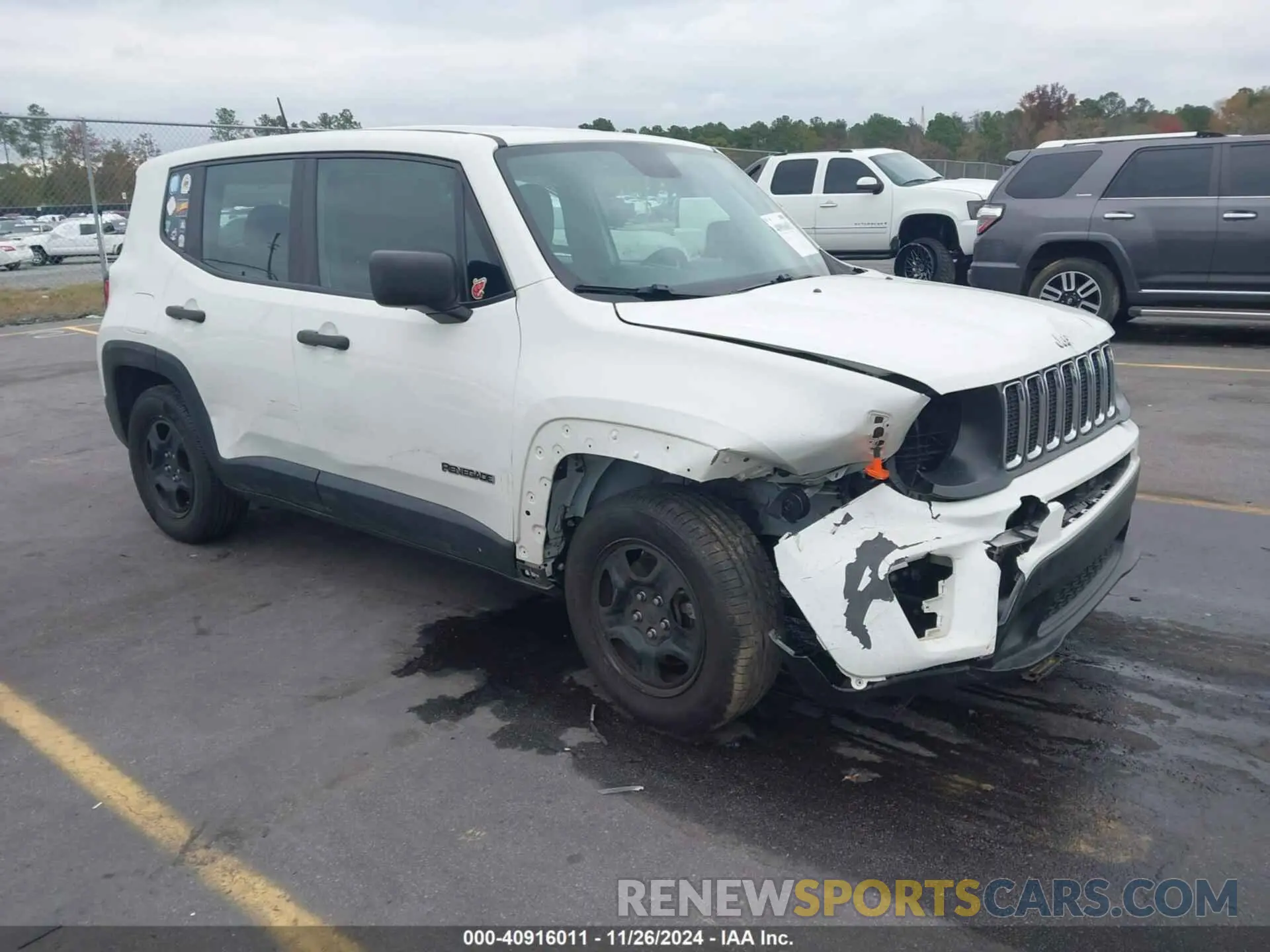 1 Фотография поврежденного автомобиля ZACNJAAB5KPK11861 JEEP RENEGADE 2019