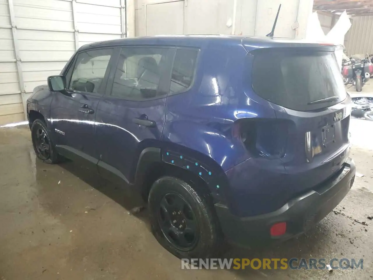 2 Photograph of a damaged car ZACNJAAB6KPK24229 JEEP RENEGADE 2019