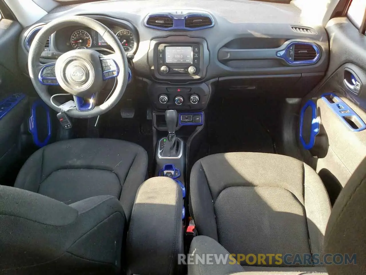 8 Photograph of a damaged car ZACNJAABXKPK14349 JEEP RENEGADE 2019