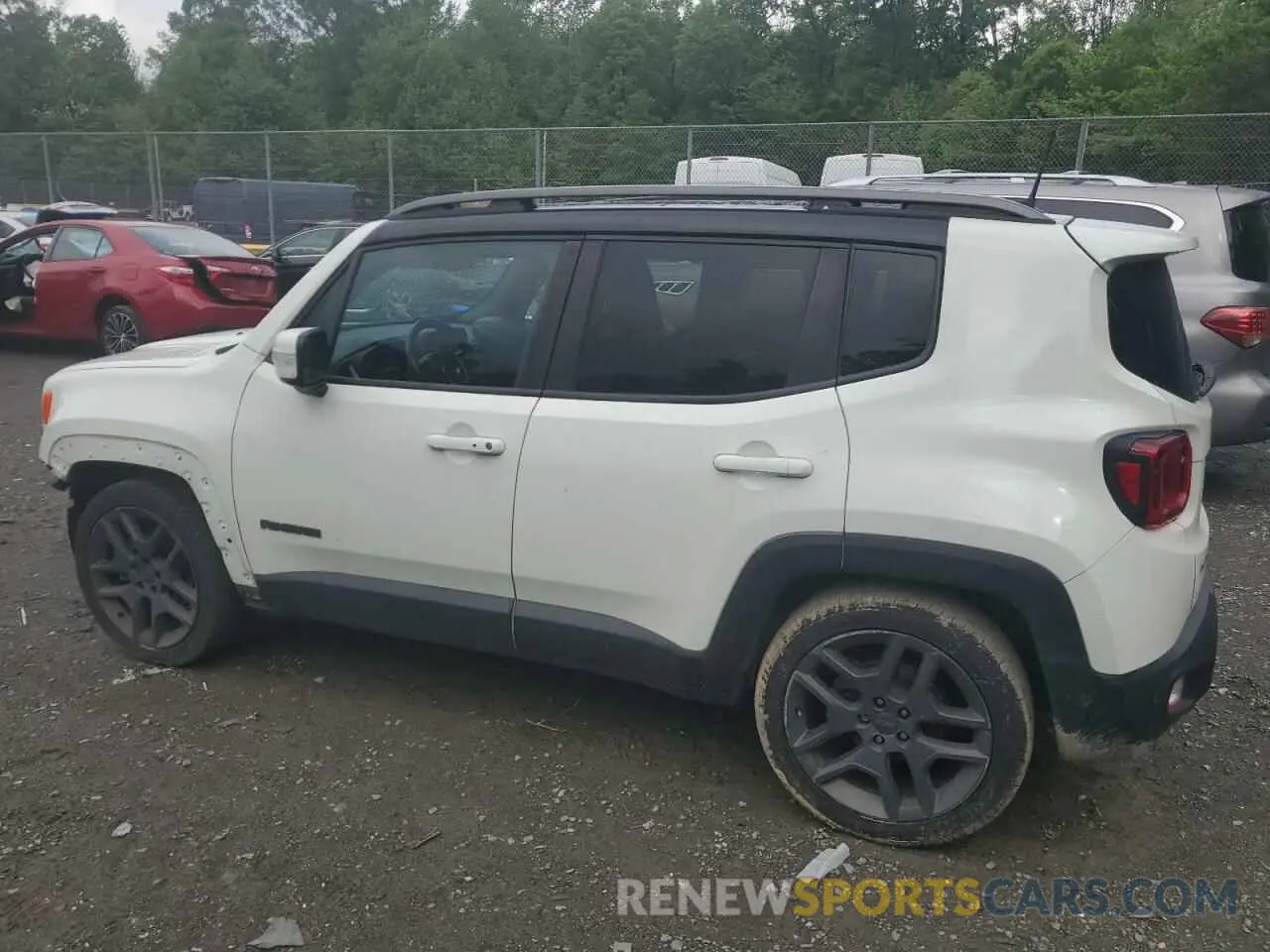 2 Photograph of a damaged car ZACNJAB13KPK50521 JEEP RENEGADE 2019