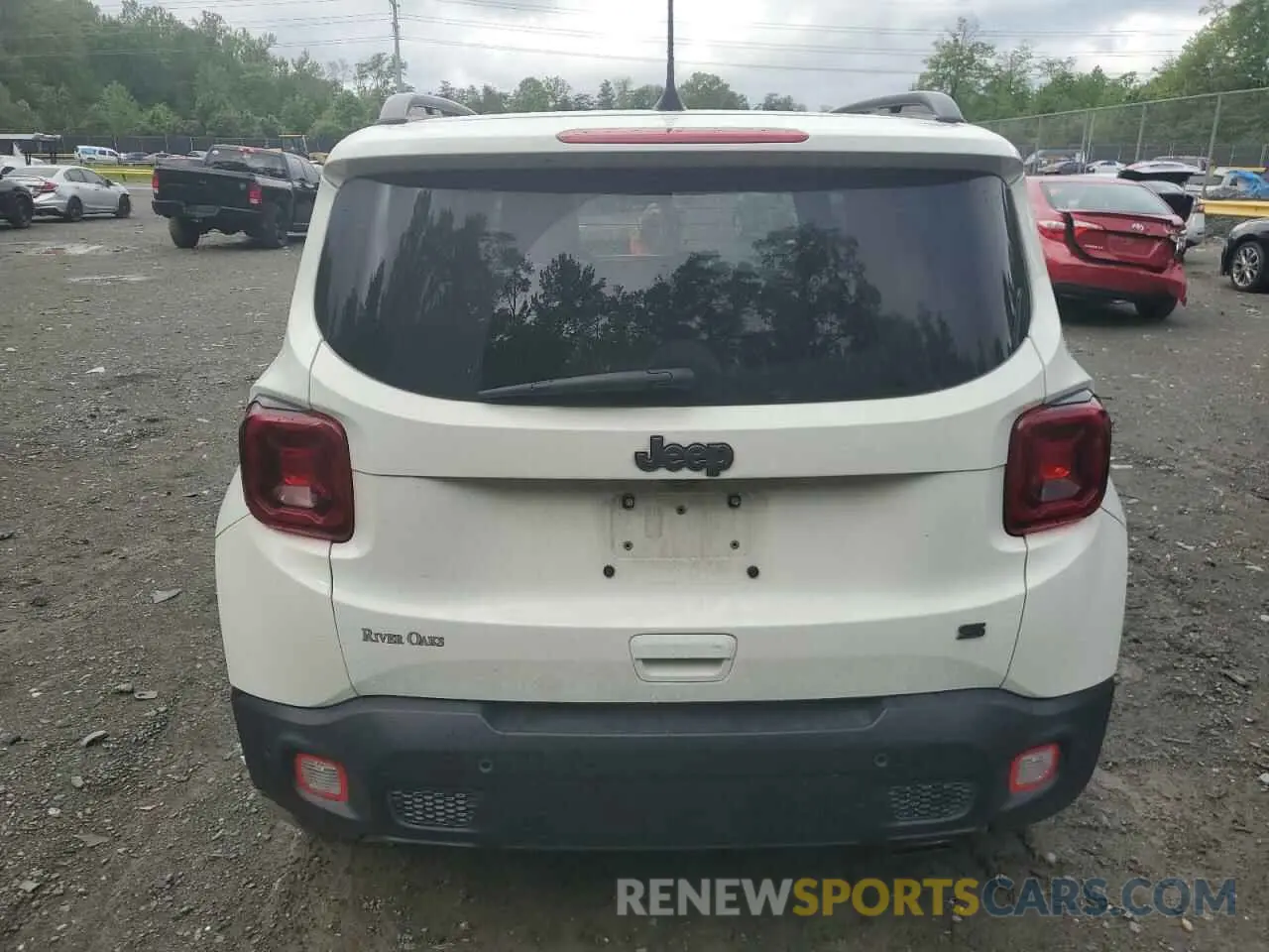 6 Photograph of a damaged car ZACNJAB13KPK50521 JEEP RENEGADE 2019