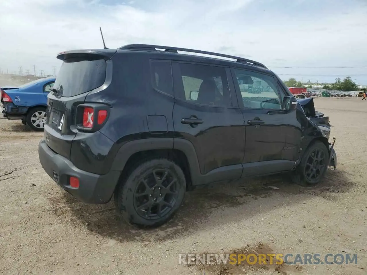 3 Photograph of a damaged car ZACNJABB2KPK17423 JEEP RENEGADE 2019
