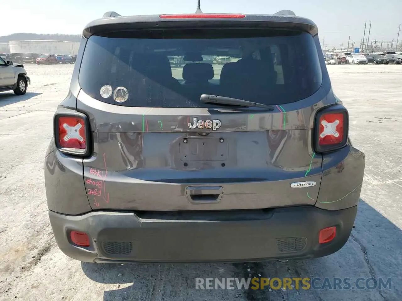 6 Photograph of a damaged car ZACNJABB2KPK77170 JEEP RENEGADE 2019