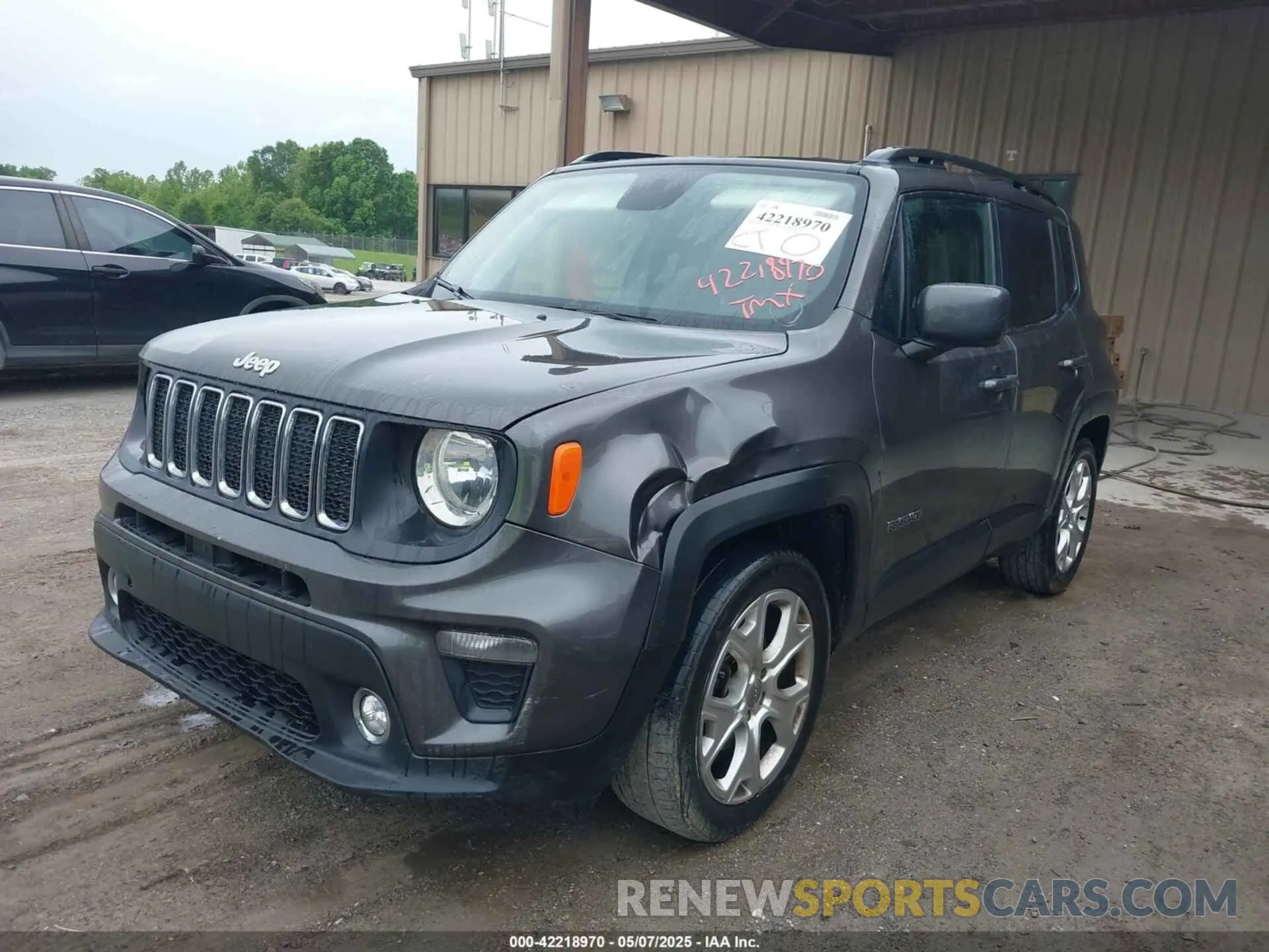 2 Photograph of a damaged car ZACNJABB4KPJ73599 JEEP RENEGADE 2019