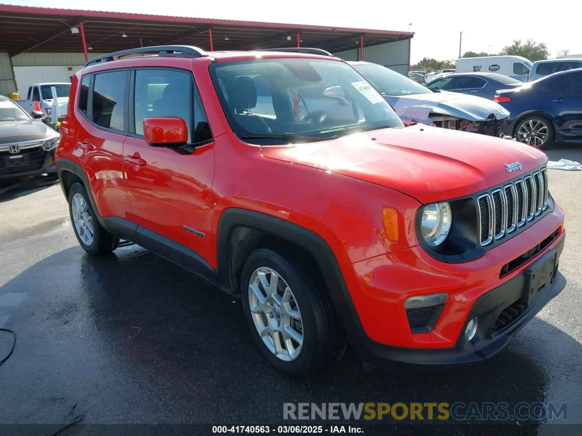 1 Фотография поврежденного автомобиля ZACNJABB5KPK45295 JEEP RENEGADE 2019