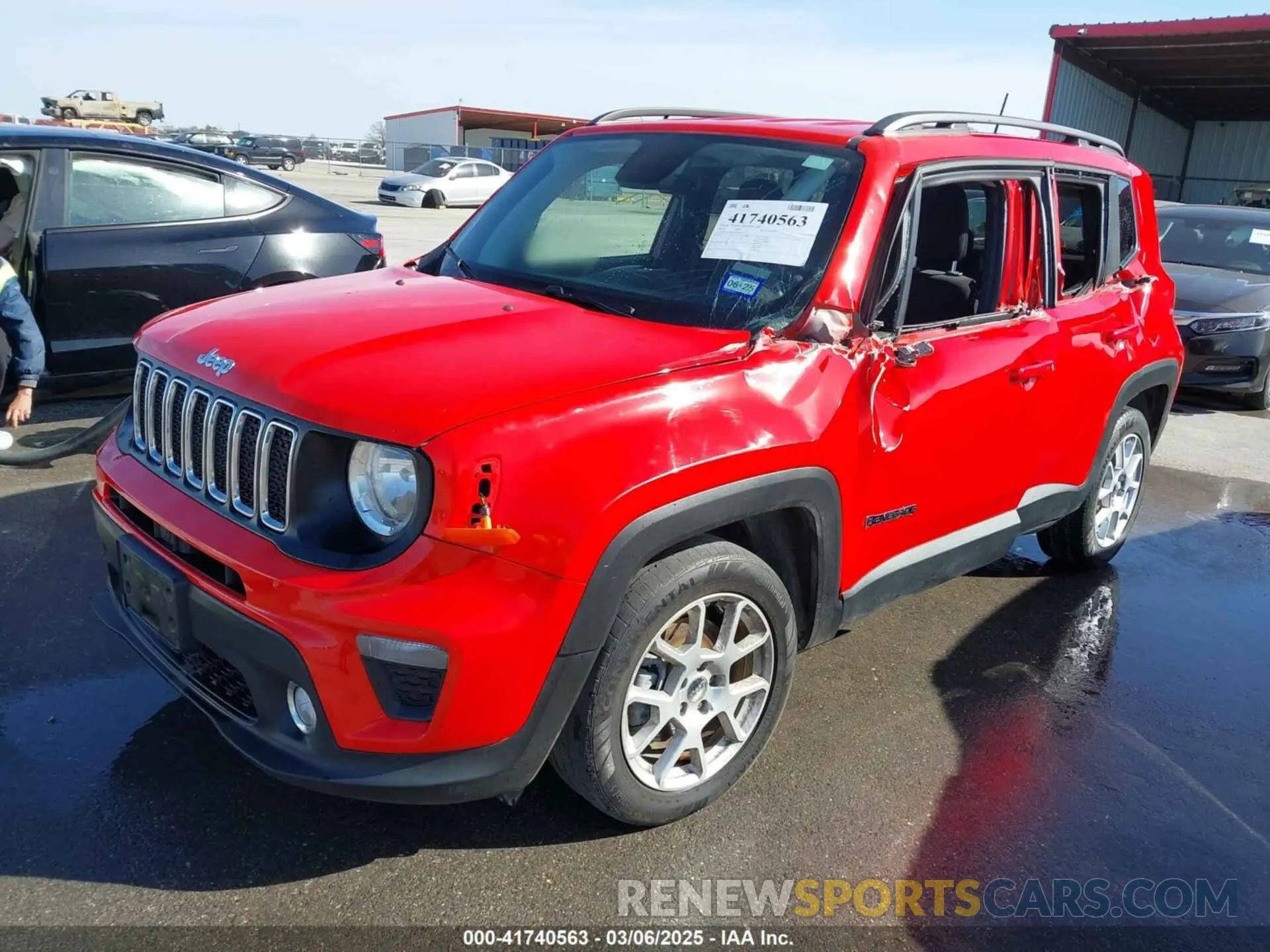 2 Фотография поврежденного автомобиля ZACNJABB5KPK45295 JEEP RENEGADE 2019
