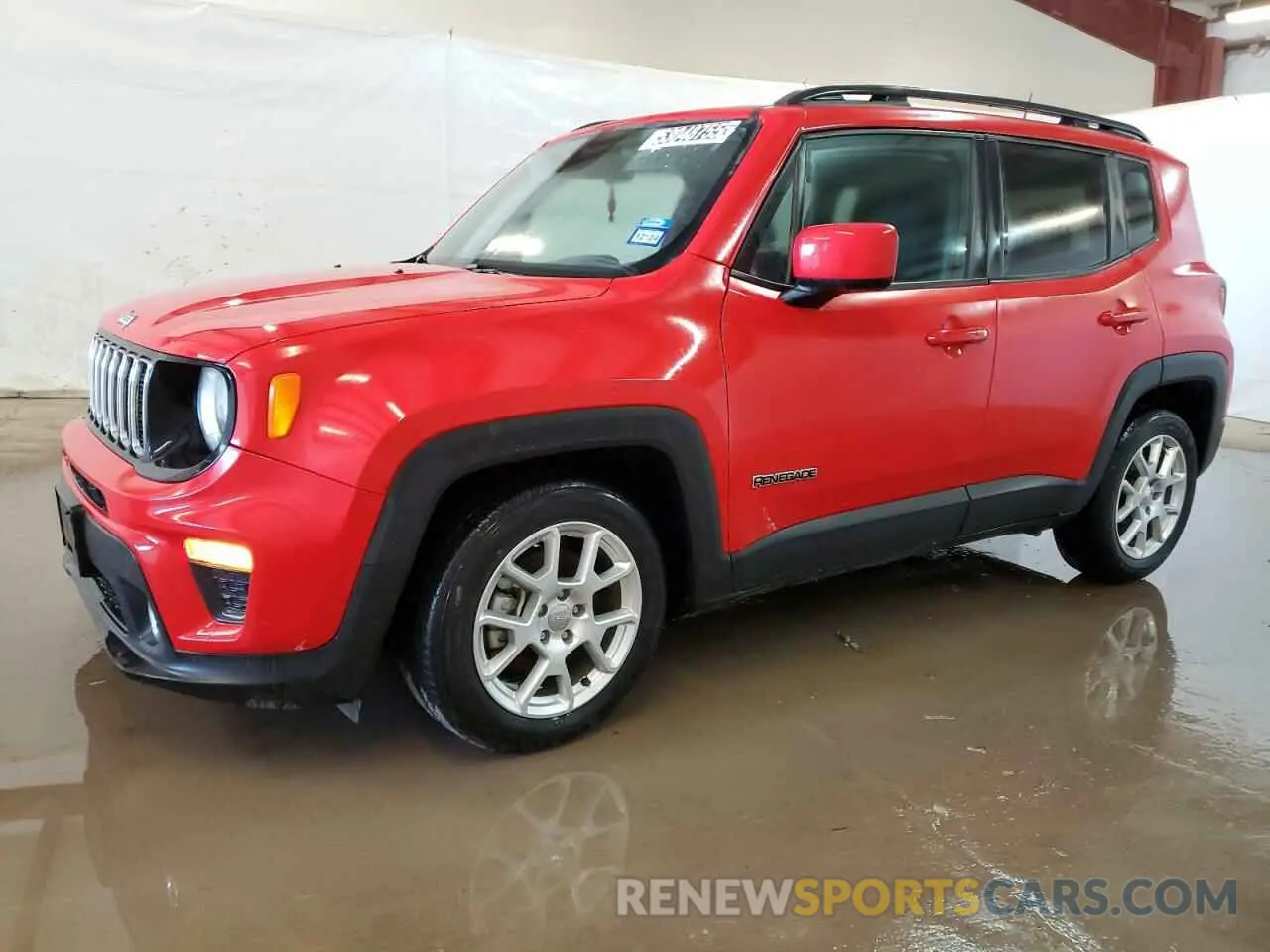 1 Photograph of a damaged car ZACNJABB5KPK75980 JEEP RENEGADE 2019