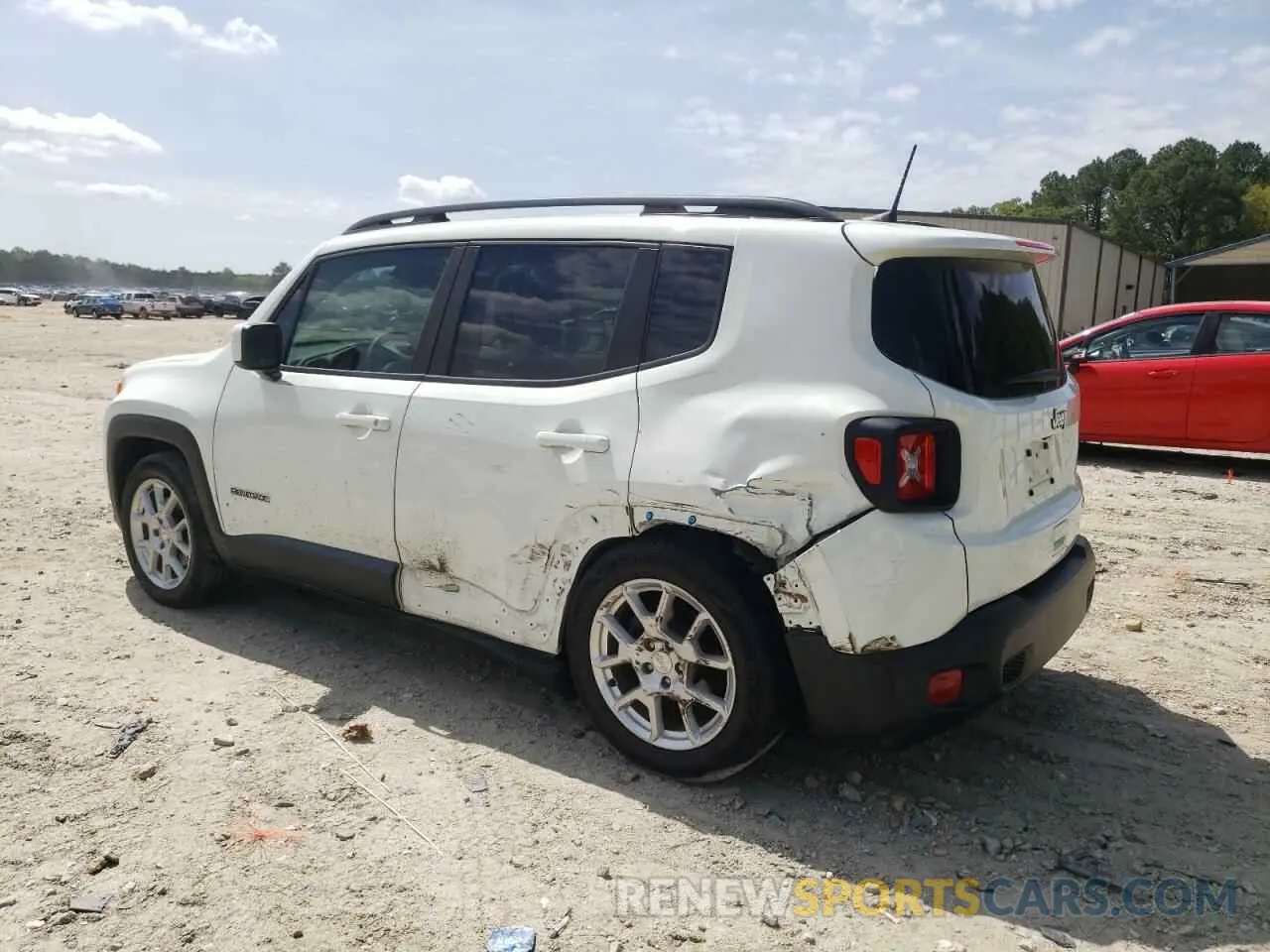 2 Photograph of a damaged car ZACNJABB6KPK50702 JEEP RENEGADE 2019